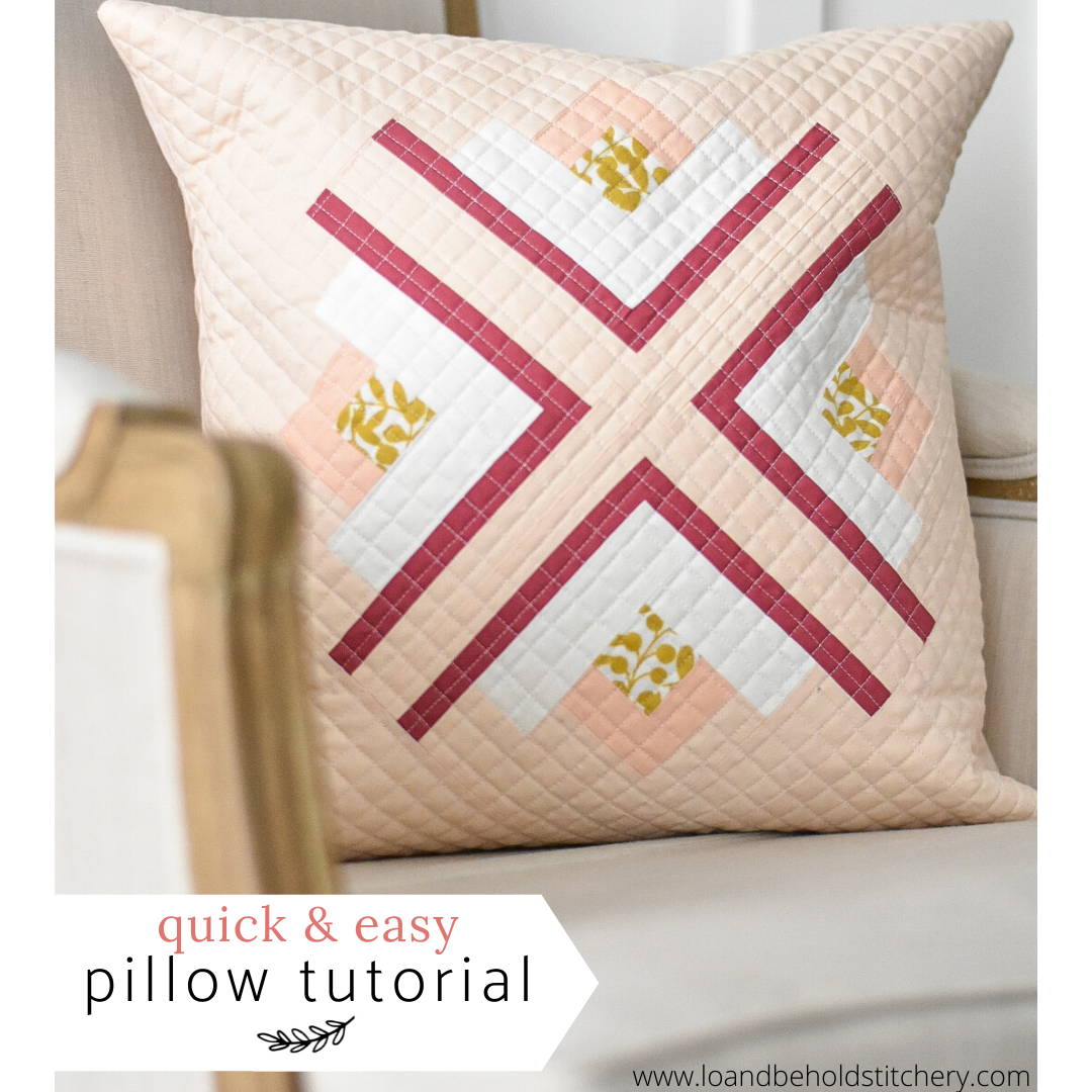 Quick & Easy Envelope Pillow Tutorial - How to Make a Pillow from a Quilt Block