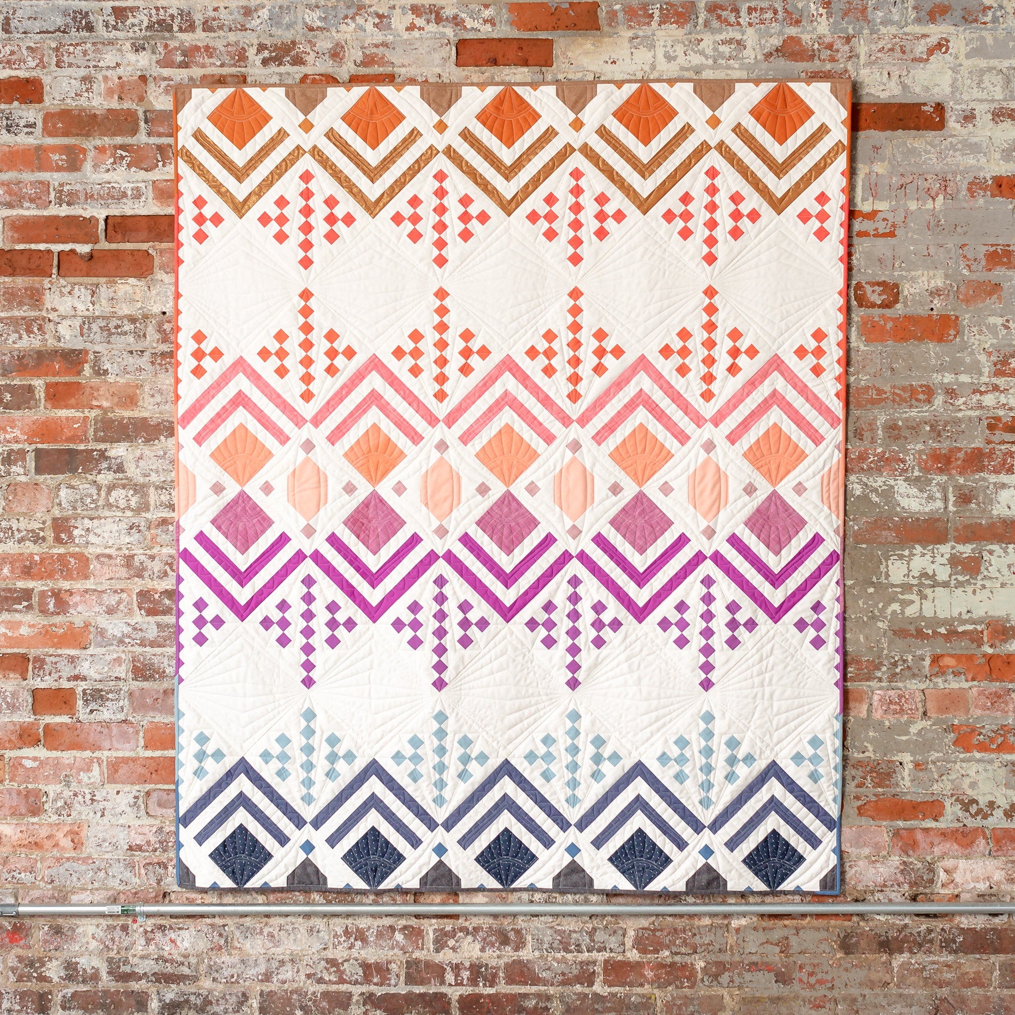 Deco Quilt - Using my Palette Picks FQ bundle!