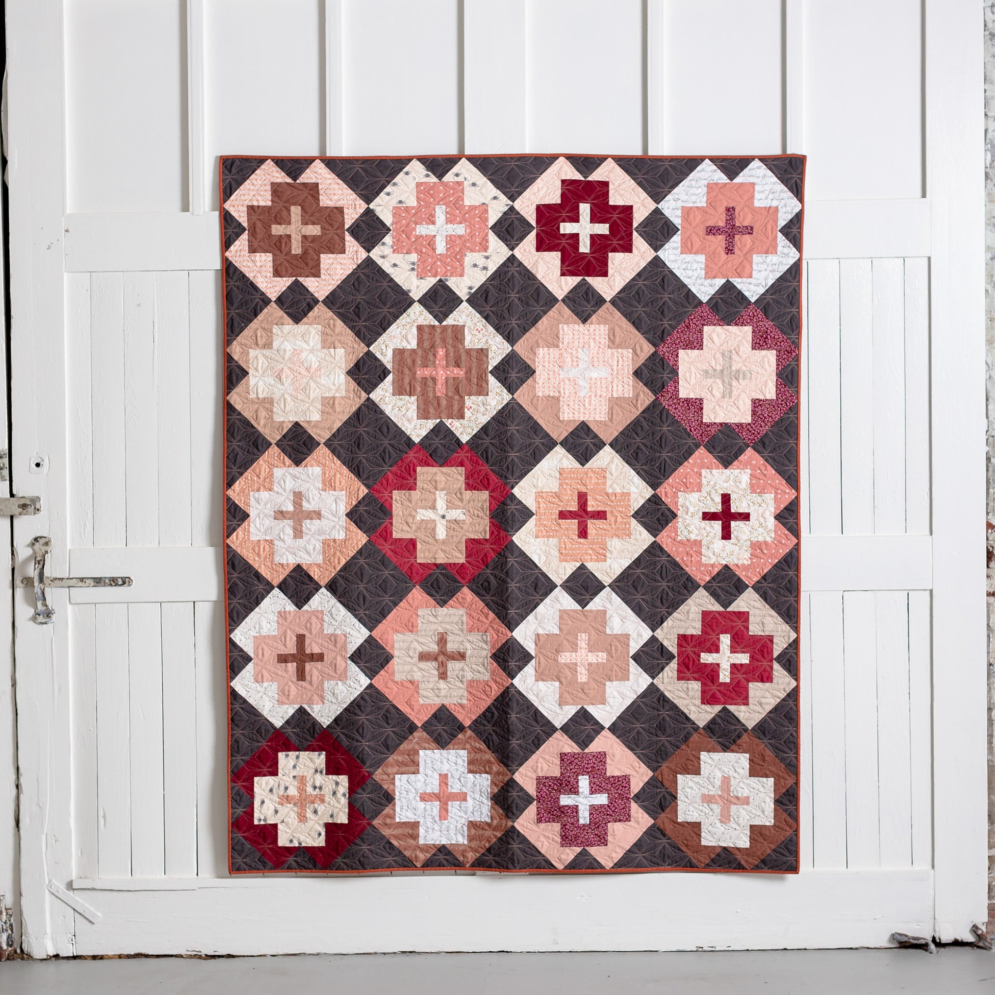 Nightingale Quilt - the Dusty Merlot version
