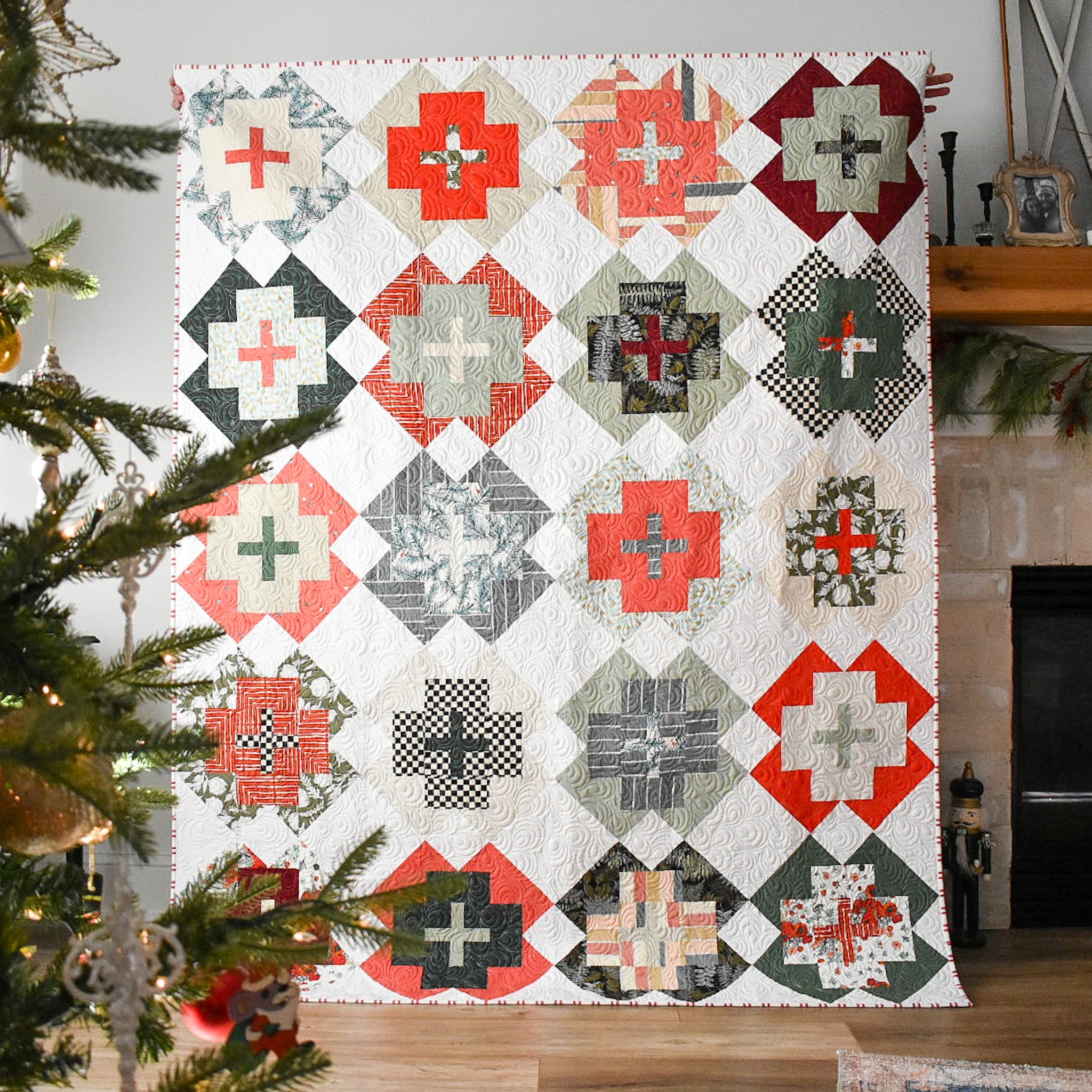 Nightingale Quilt - my Christmas version