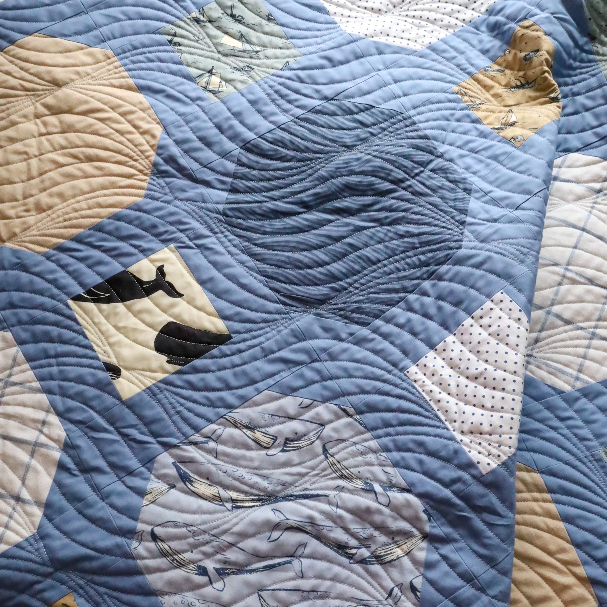 First Gift Quilt - the Nautical Baby version