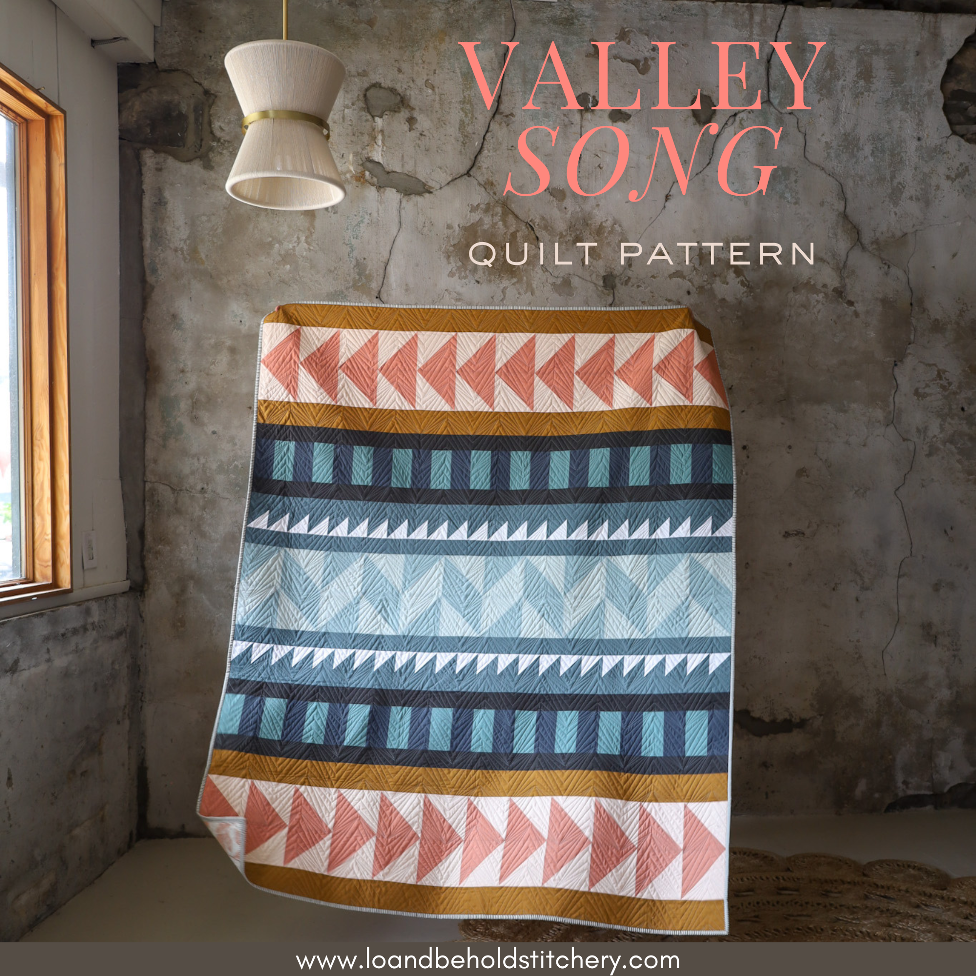 Valley Song Quilt Pattern- All the Details!