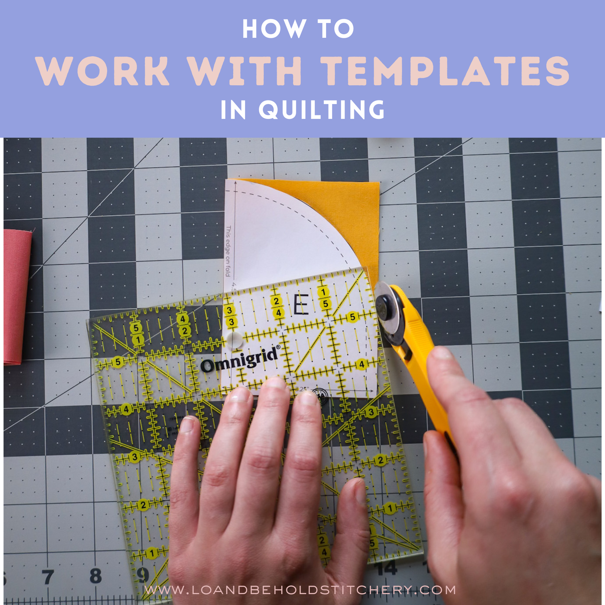 Working with Templates - How to Use Paper & Acrylic Templates