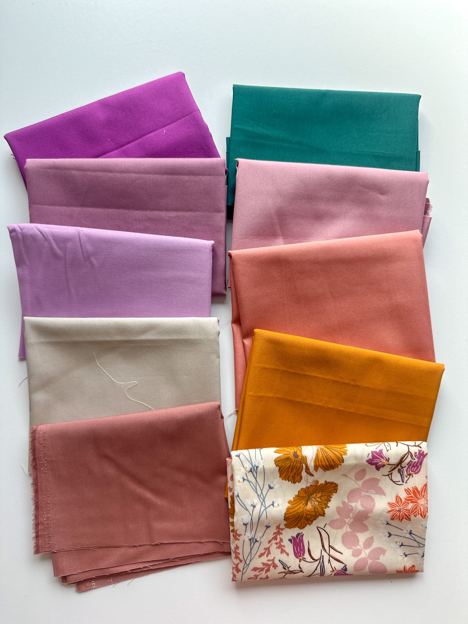 10 Piece 1/4 yard Bundle #51