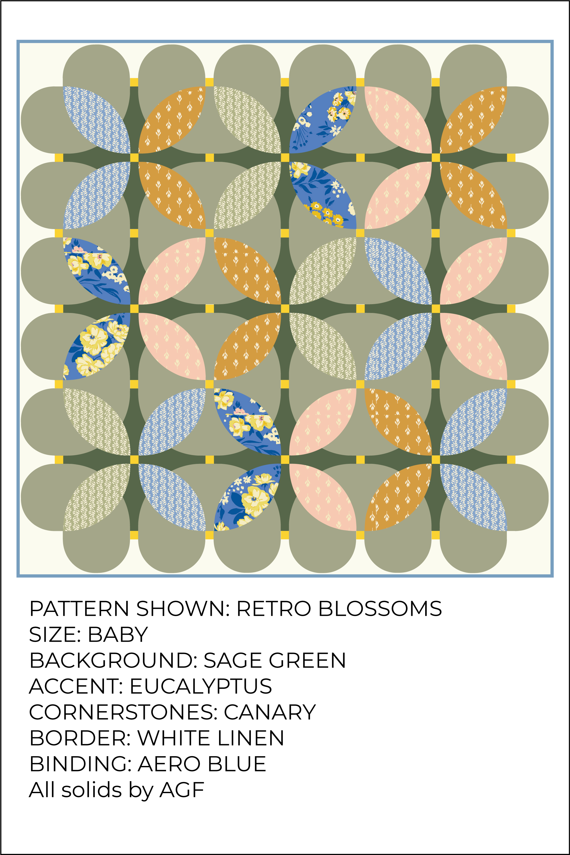 Year in Petals • 16 piece FQ Bundle