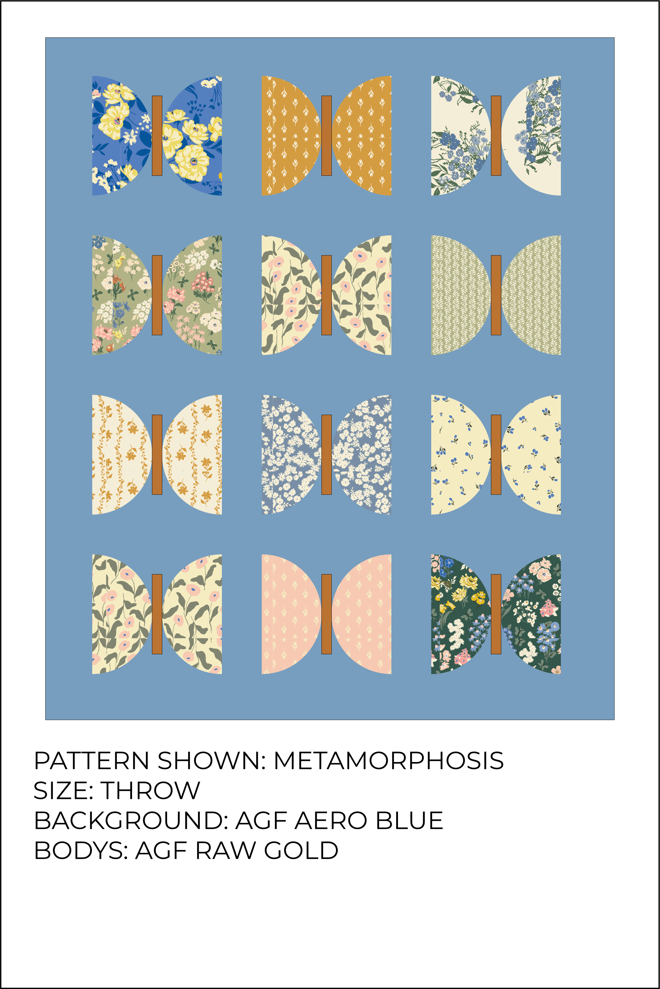 Year in Petals • 16 piece FQ Bundle