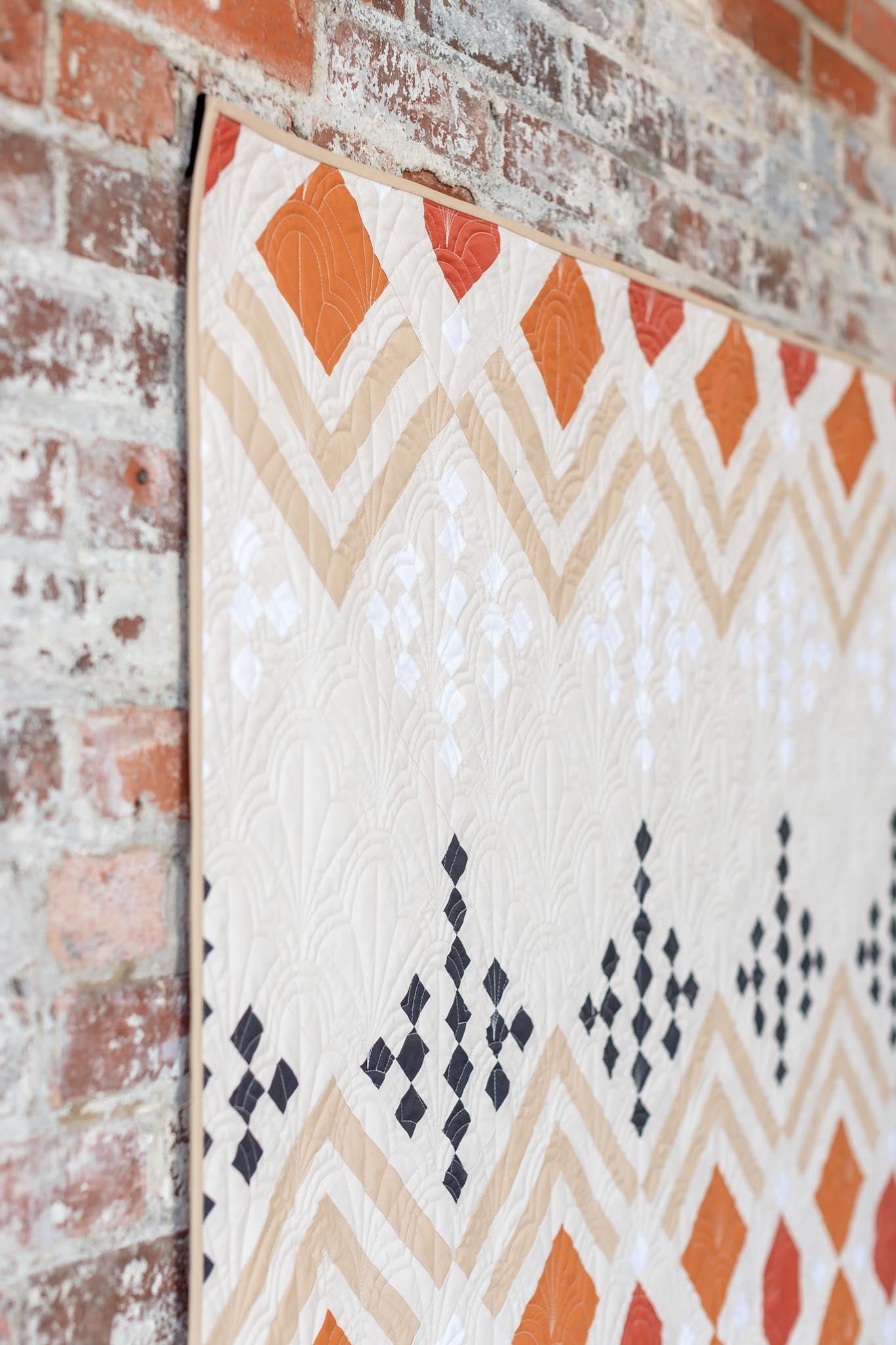 Ivory Deco - Throw Quilt Kit