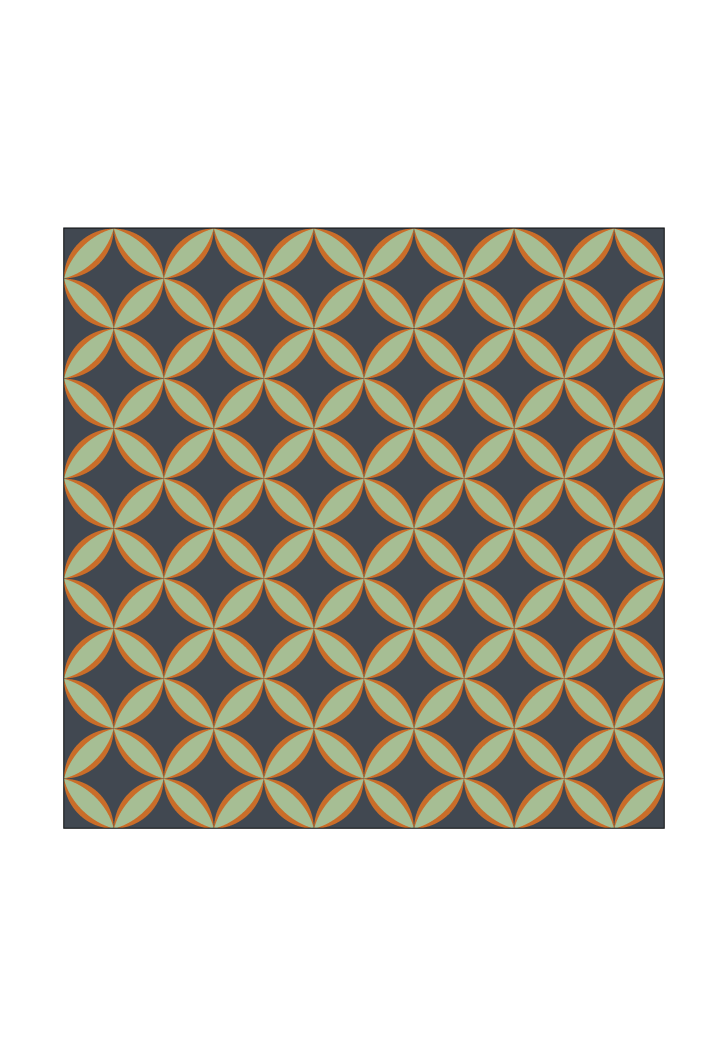 Scrappy Windows - Fern Garden Baby Quilt Kit + Backing