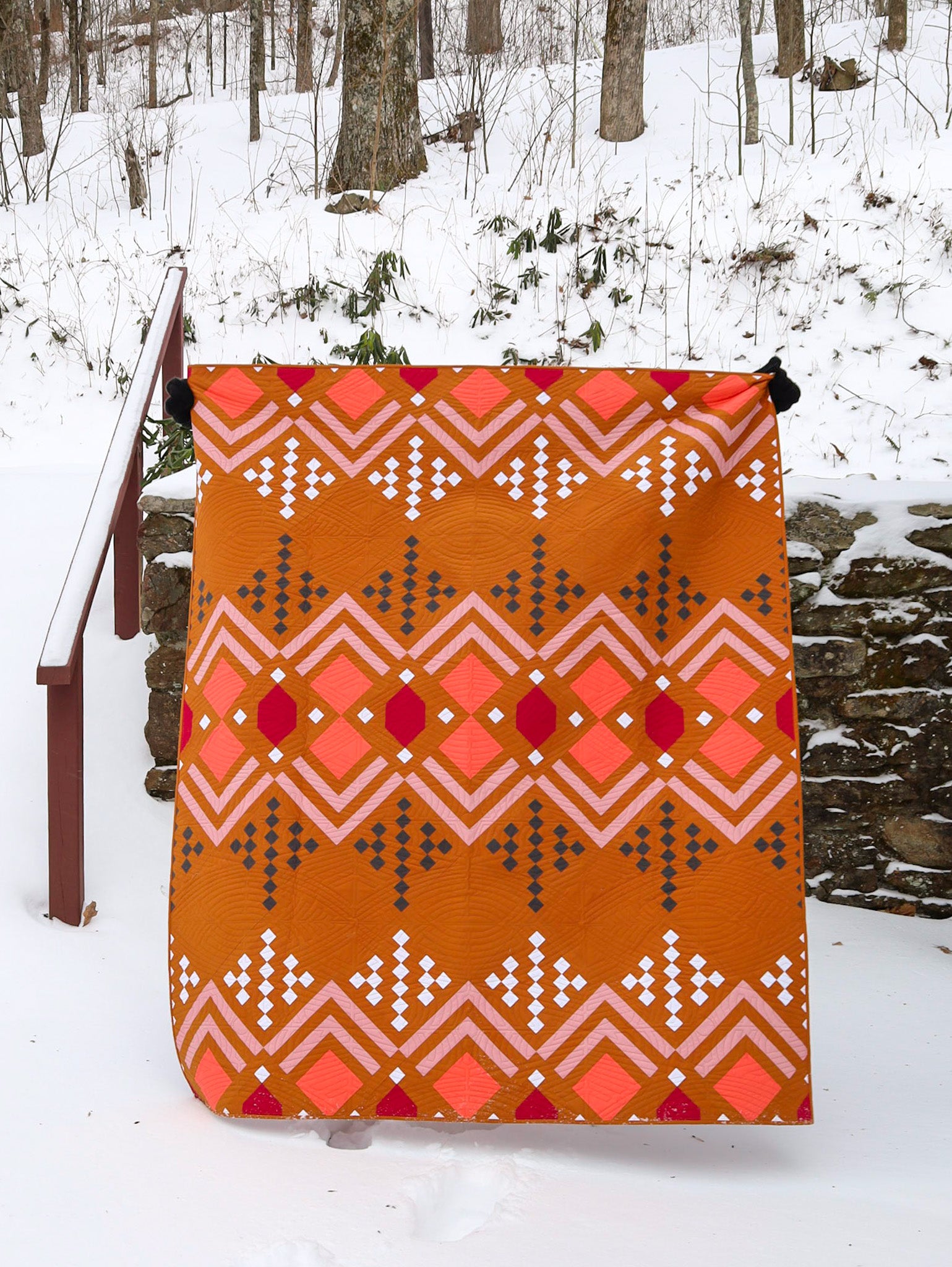 "Gingerbread" Deco Quilt