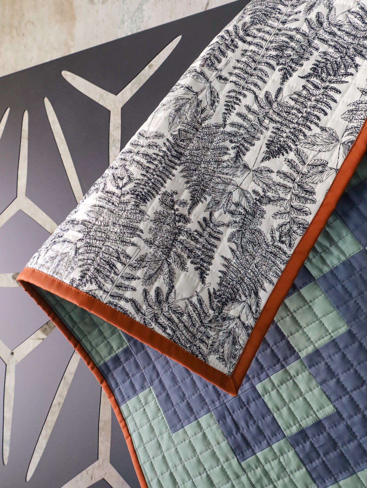 Fern Garden Celtic Crossing Quilt