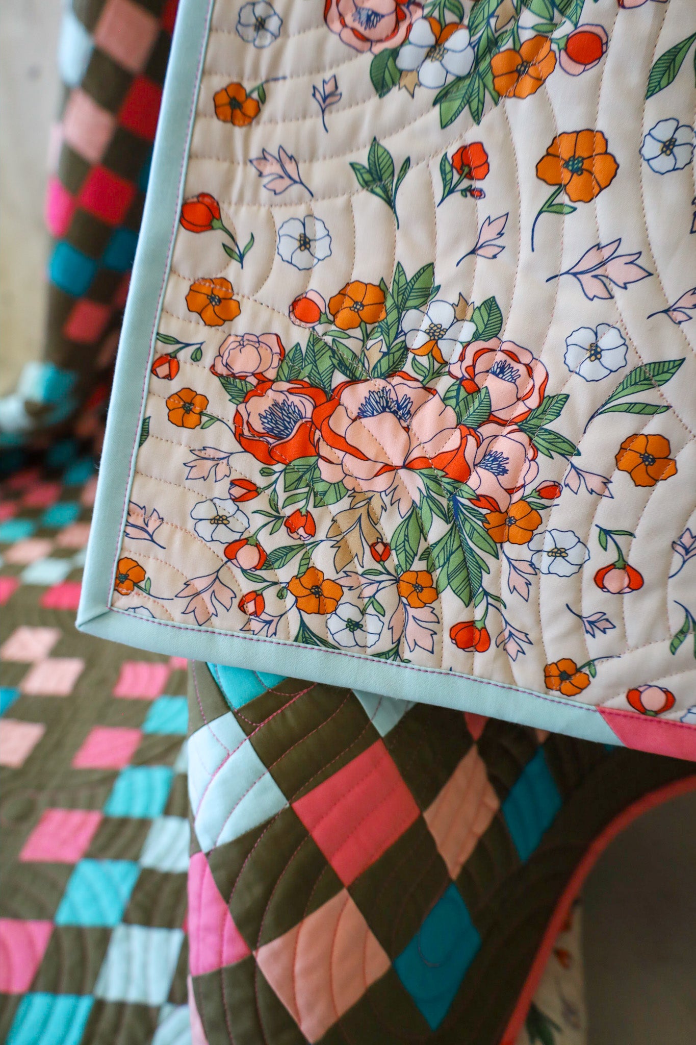 Granny Patch 1970s Quilt Kit - LARGE THROW