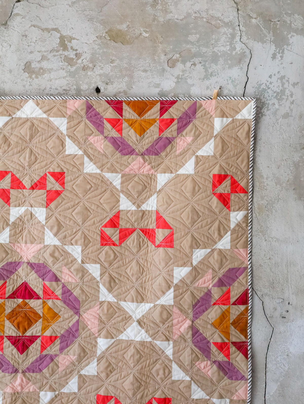 Macchiato Vintage Lace Quilt Kit THROW AND BABY Sizes Lo & Behold