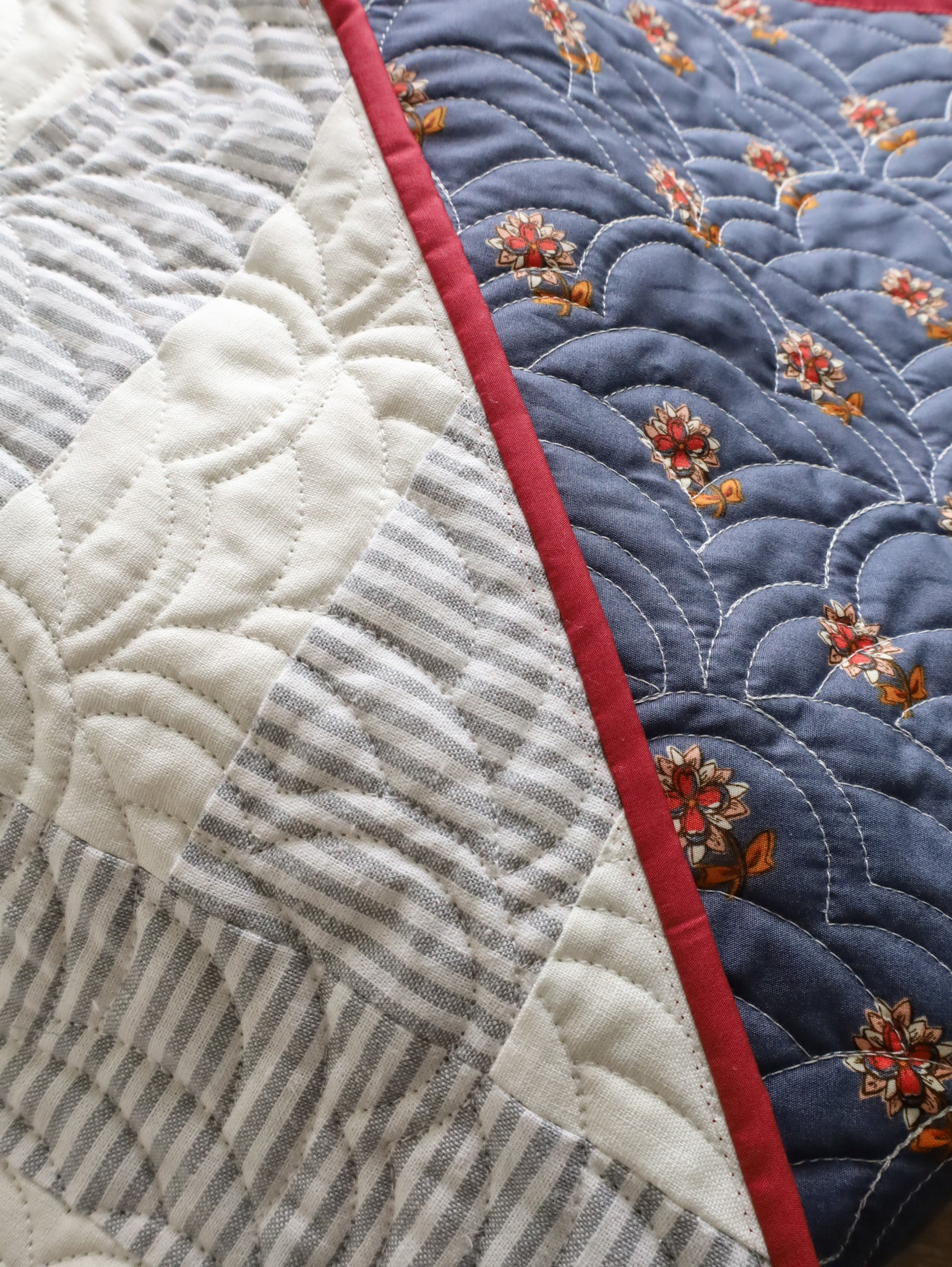 Essex Stripe Getaway Quilt Kit - THROW Size