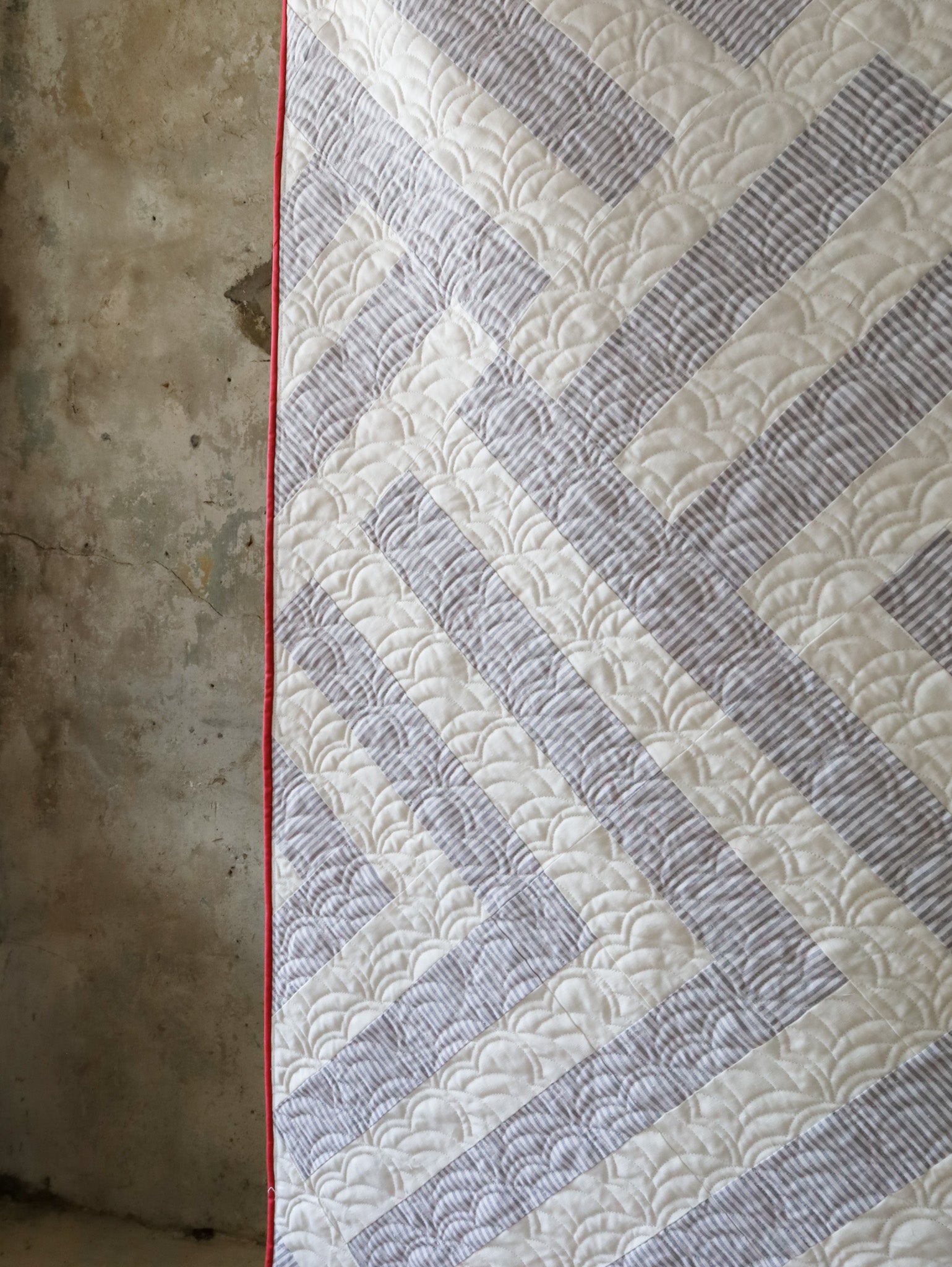 Essex Stripe Getaway Quilt Kit - THROW Size