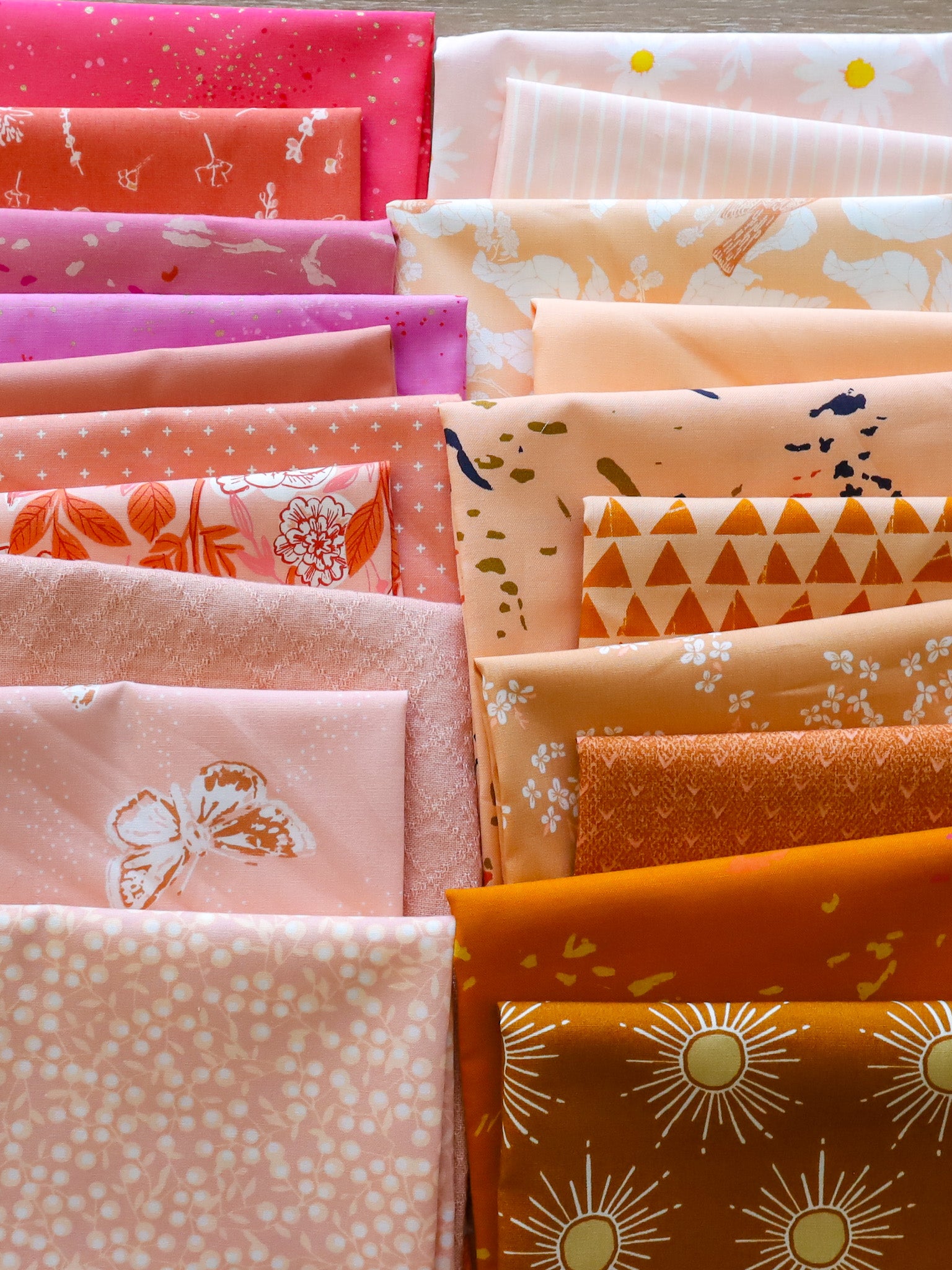 Scrappy Windows - Summer Sunset - Small Throw Quilt Kit
