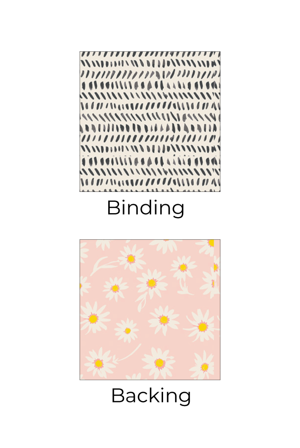 Retro Blossoms Lemon Tart Quilt Kit - BABY