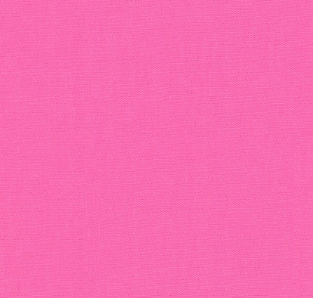 KONA Solid Fabric by Robert Kaufman in the color Sassy Pink sold in 1 yard increments.