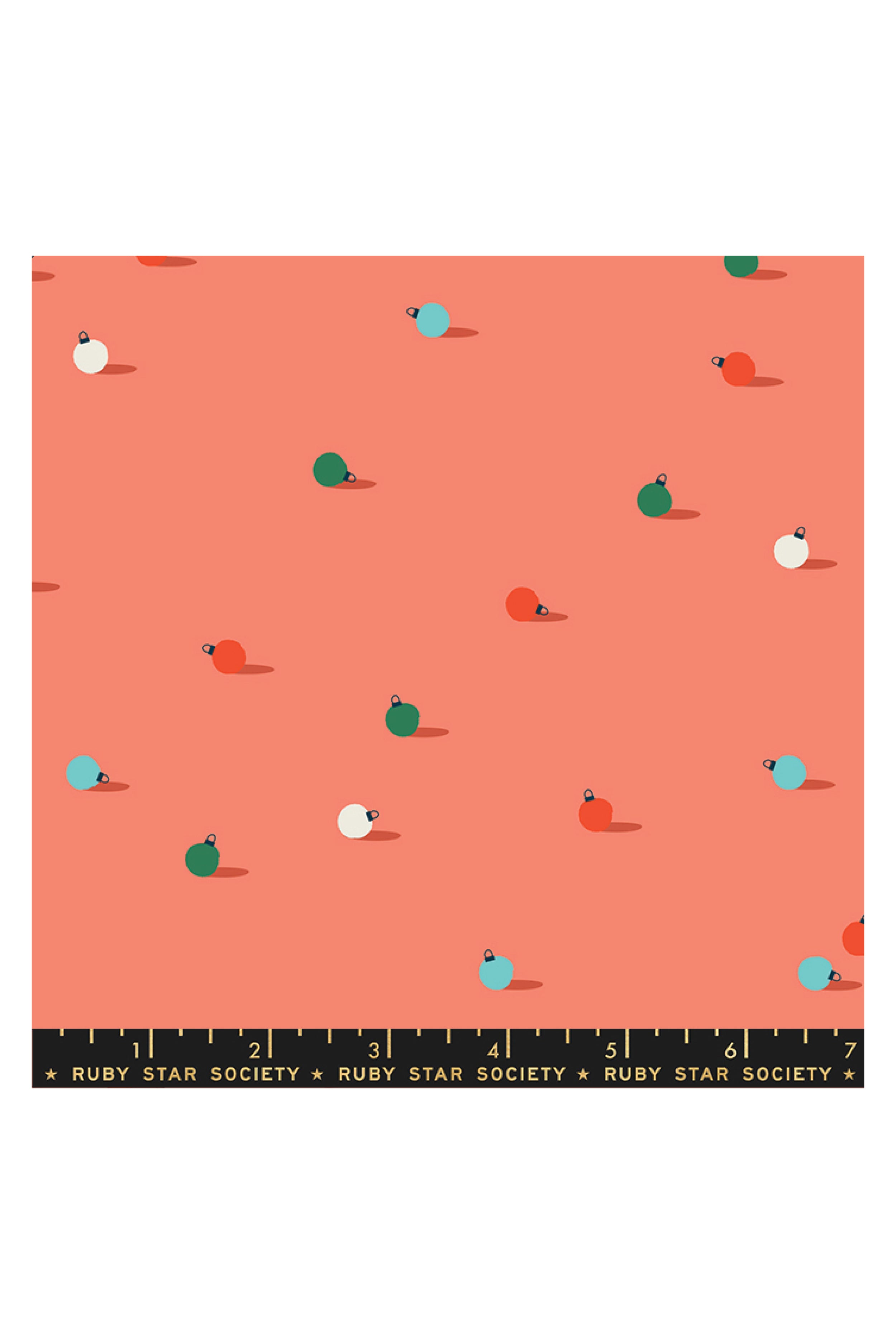 4 yards backing - Flurry Spill Tangerine