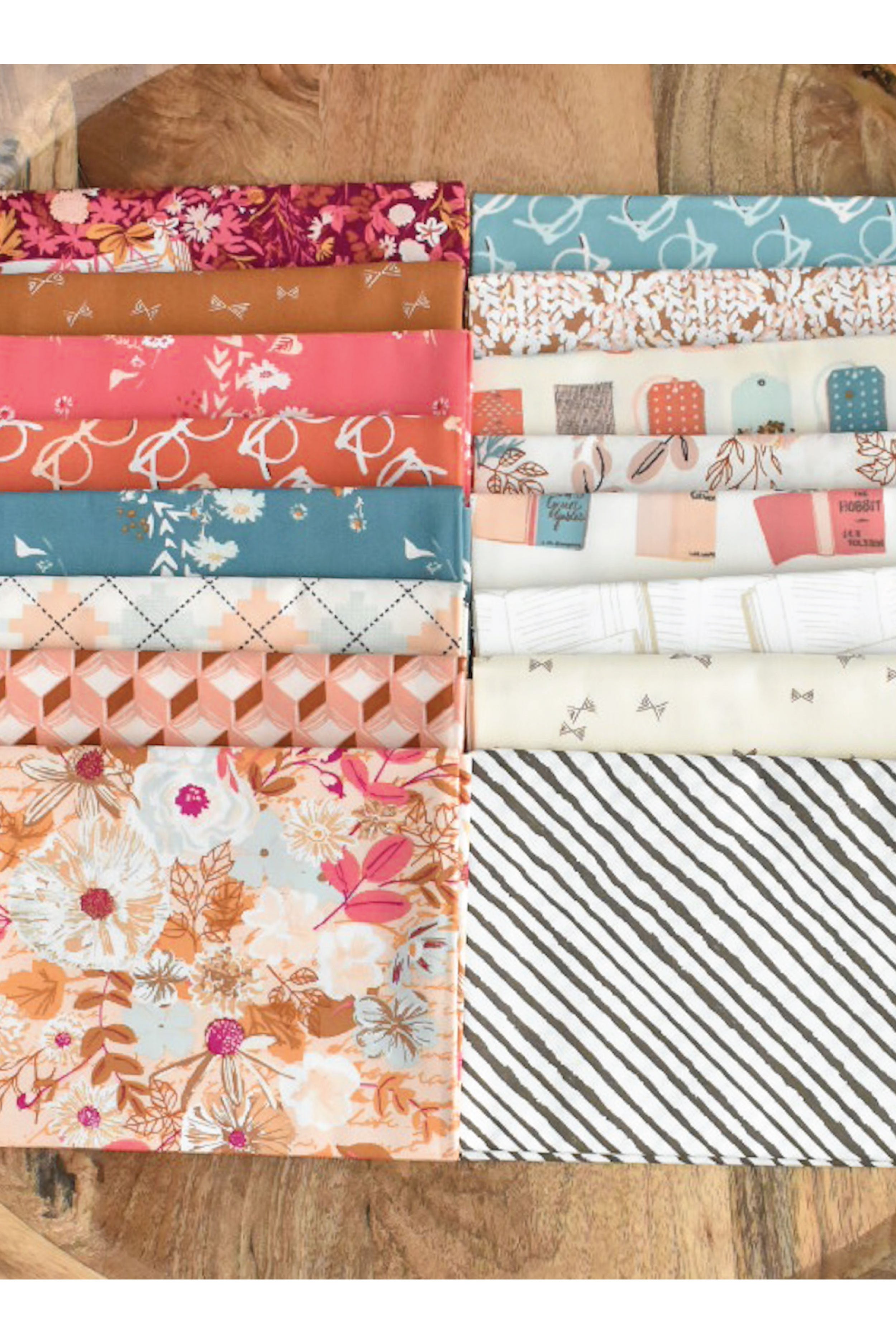 Bookish • 16 piece FQ Bundle