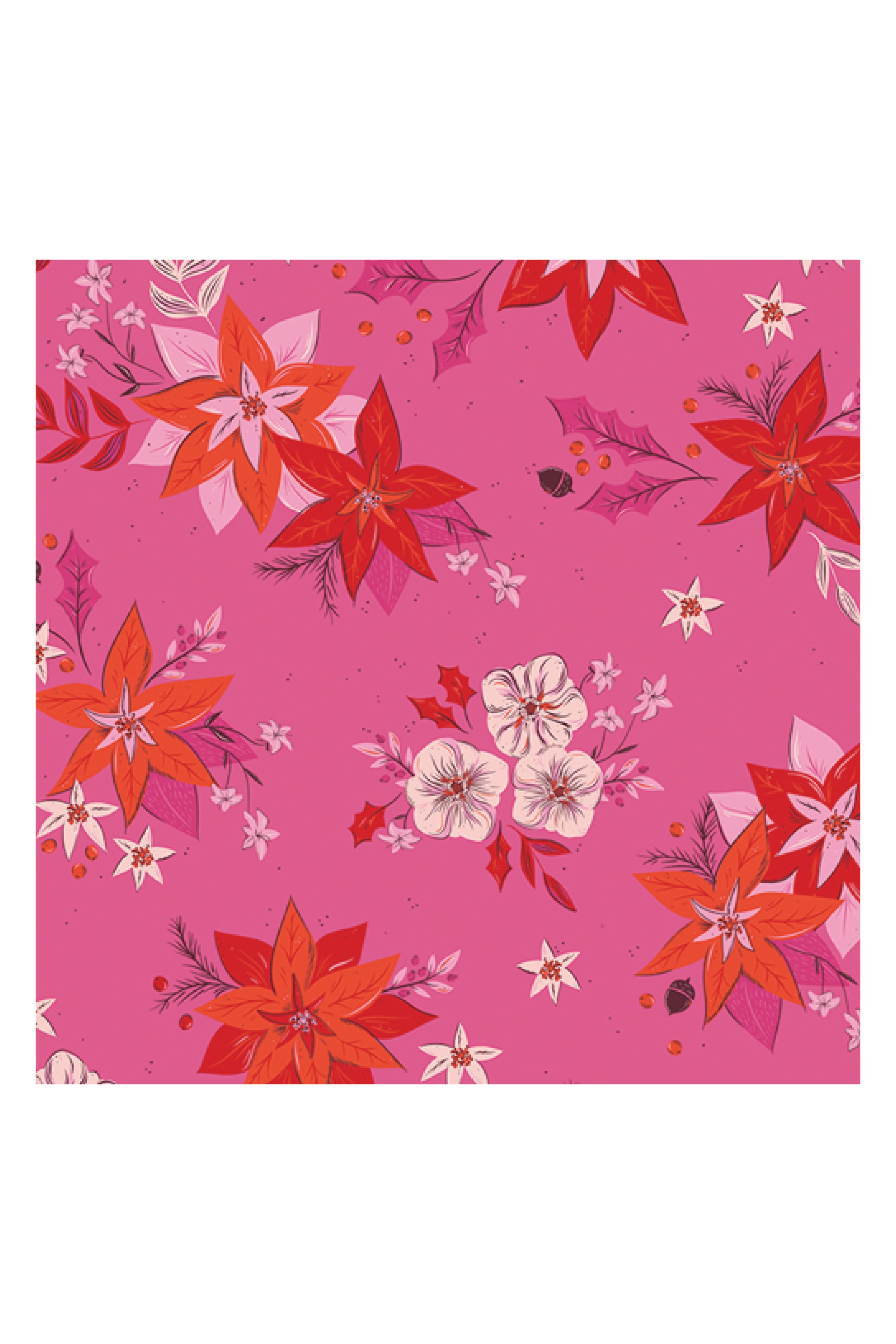 4.5 yards backing - Holiday Splendor