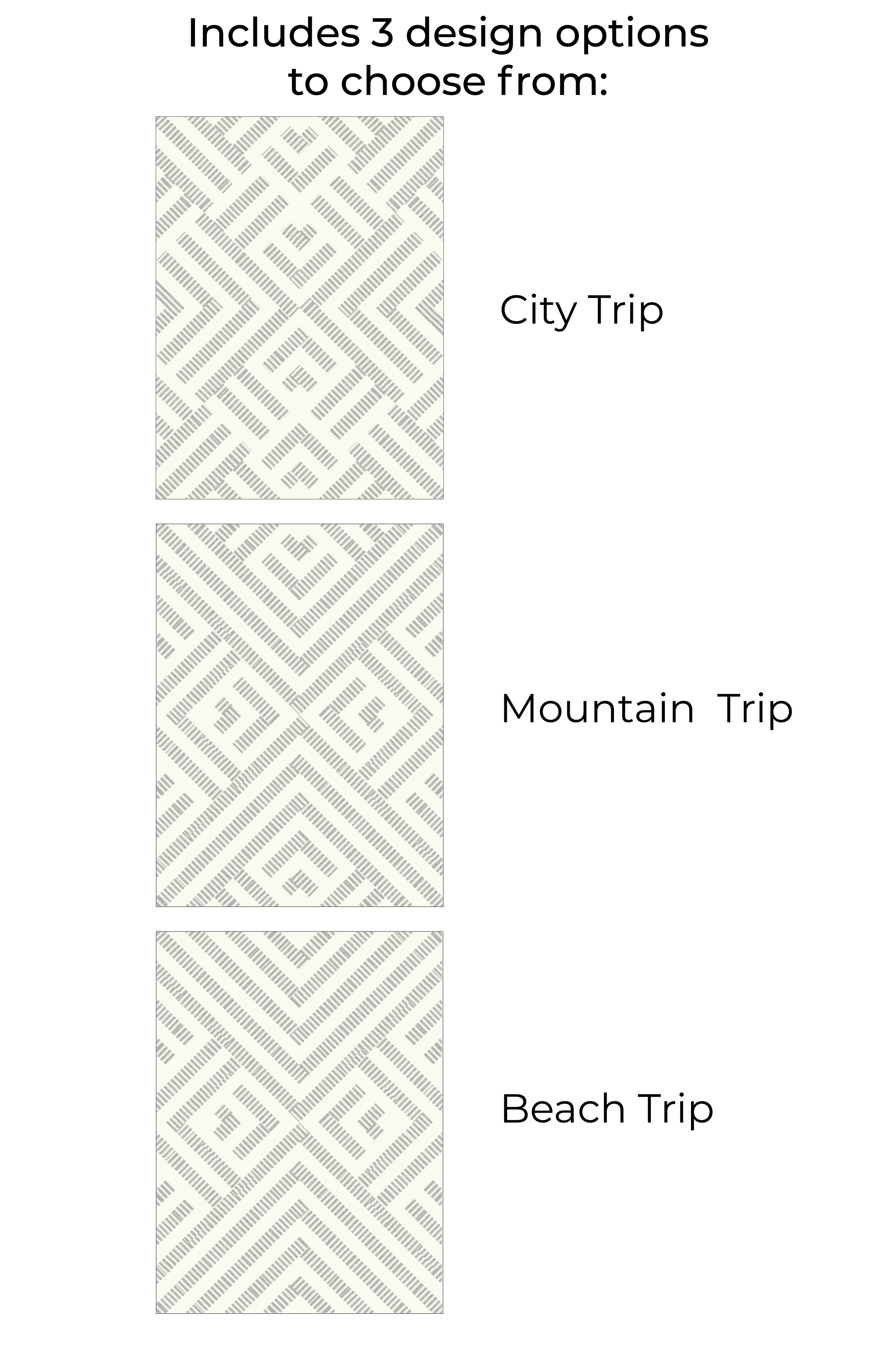 Essex Stripe Getaway Quilt Kit - THROW Size
