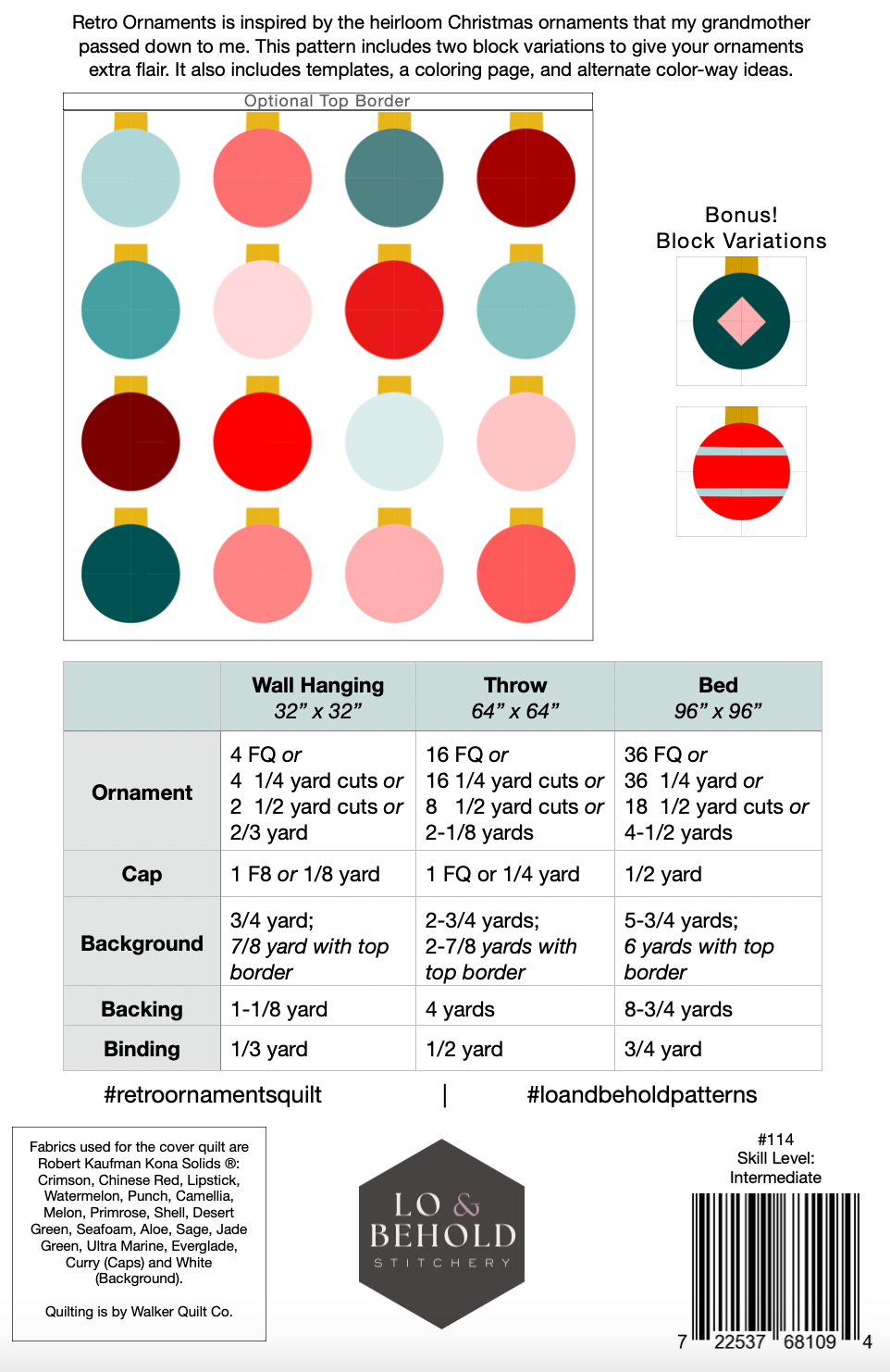 Retro Ornaments - Paper