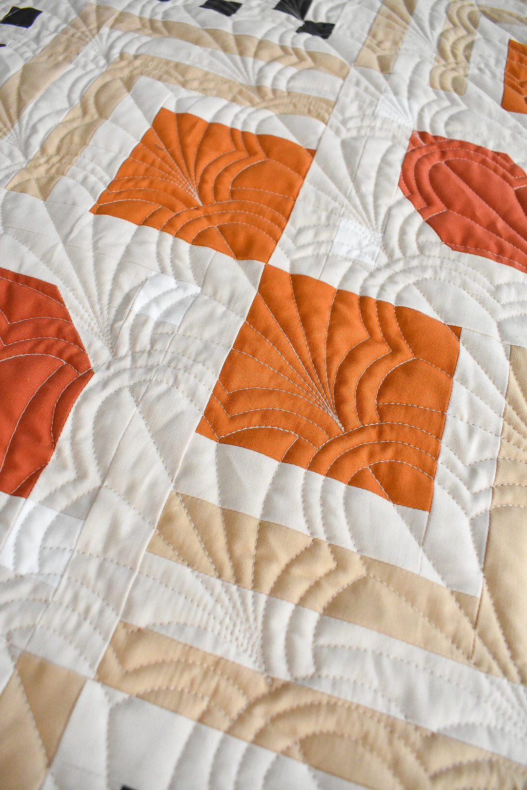 Ivory Deco - Throw Quilt Kit