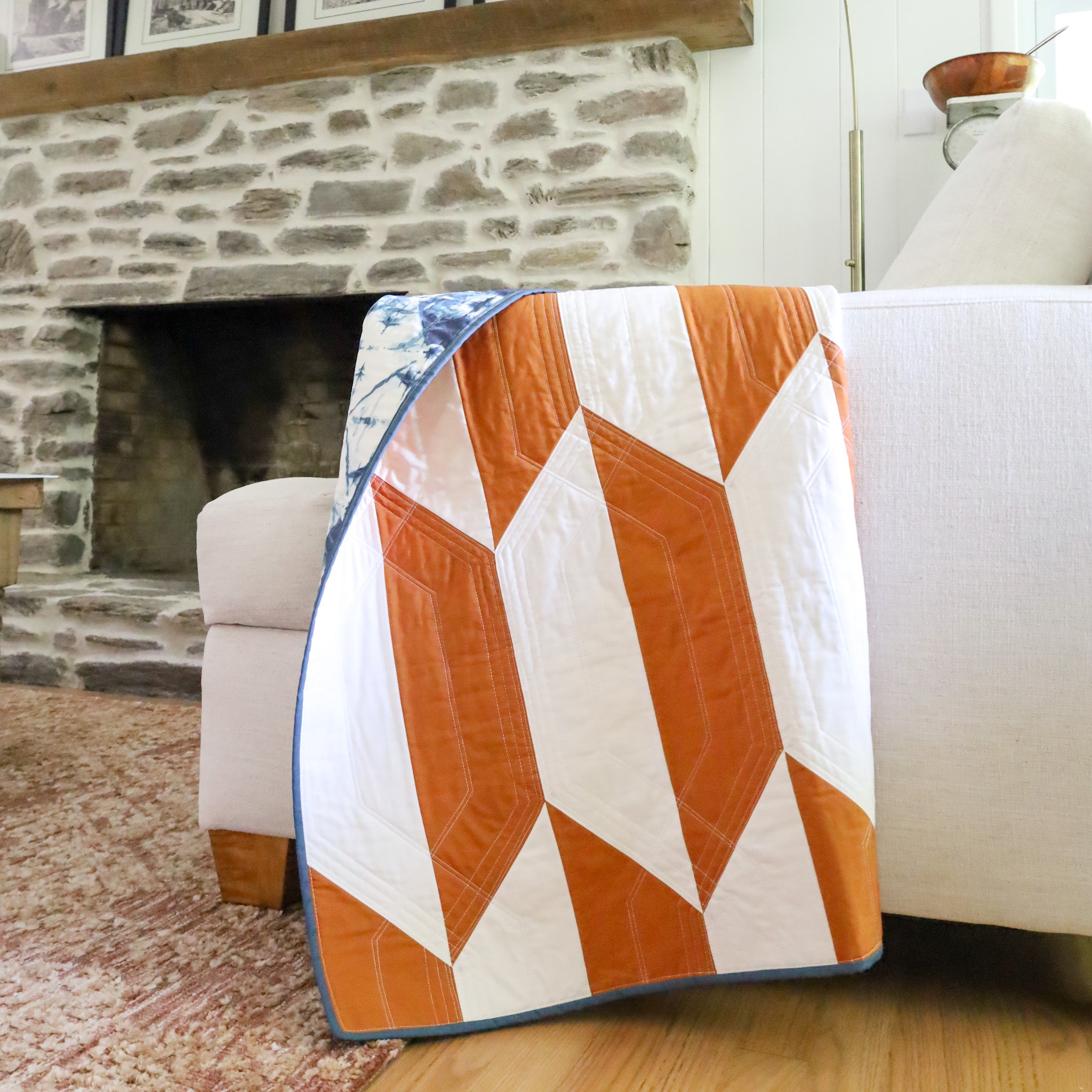 Hexie Mirror - Complete Quilt Kit