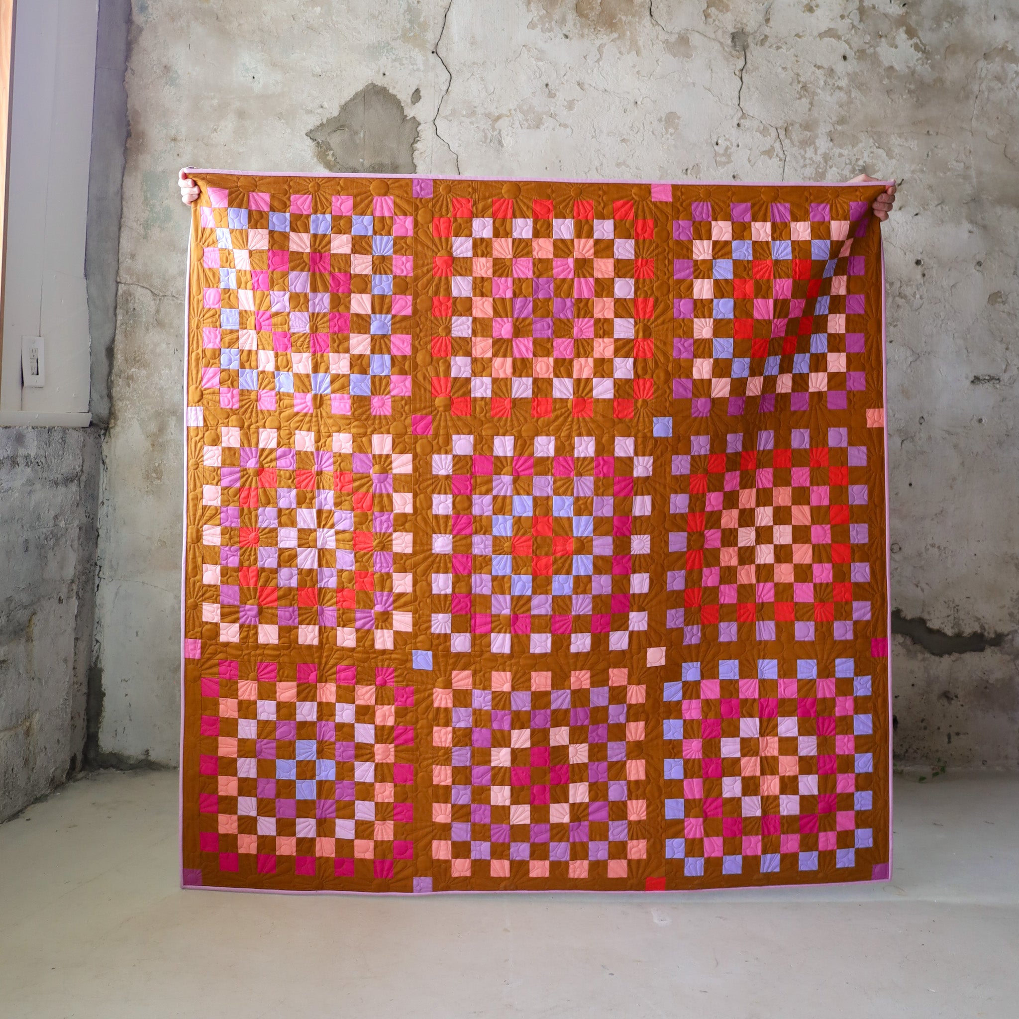 Granny Patch Cover Quilt Kit - THROW SIZE