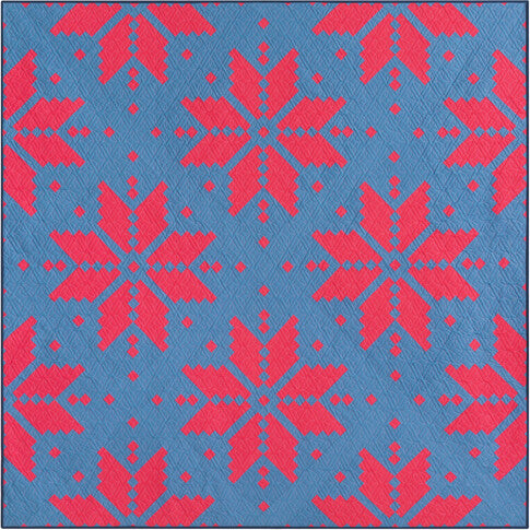 Crush Knitted Star - Throw Quilt Kit