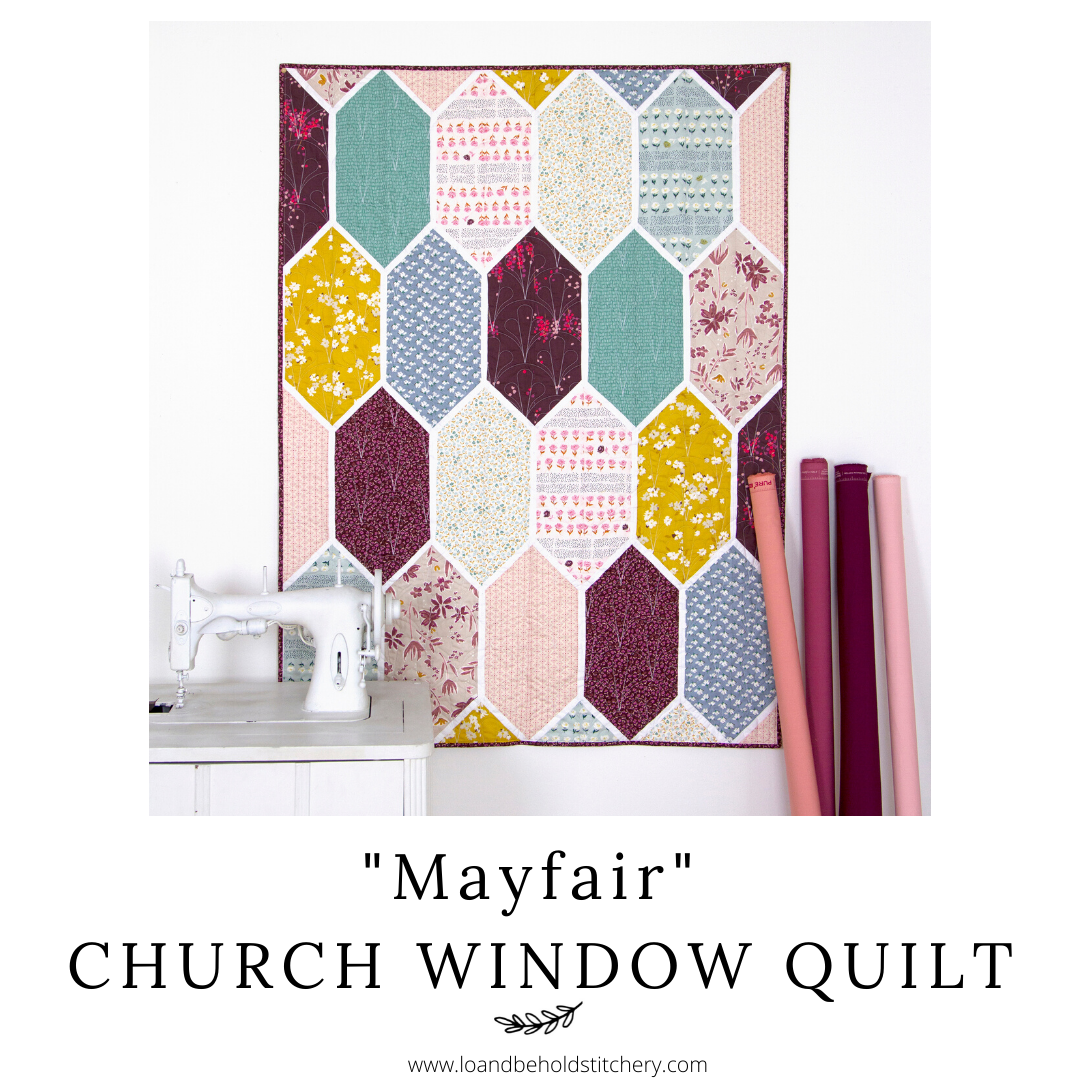 My "Mayfair" Church Window Quilt