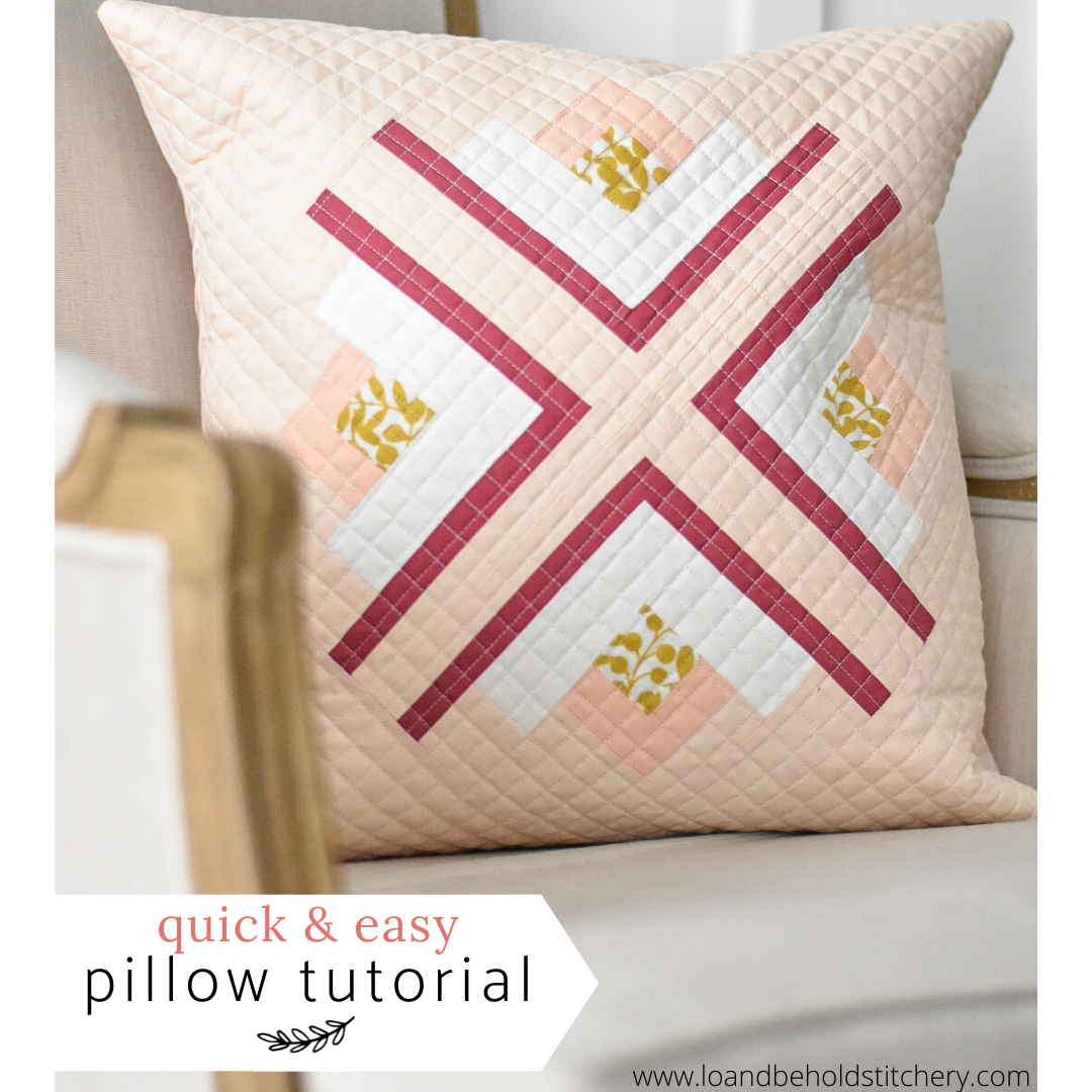 Easy Trick: Make a Back for Any Pillow Size - Diary of a Quilter