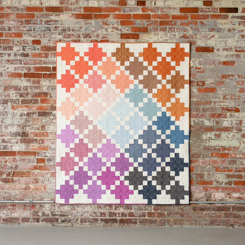 Patchwork Square Ruth Free Patchwork Squares Quilt Pattern | Lo & Behold Stitchery