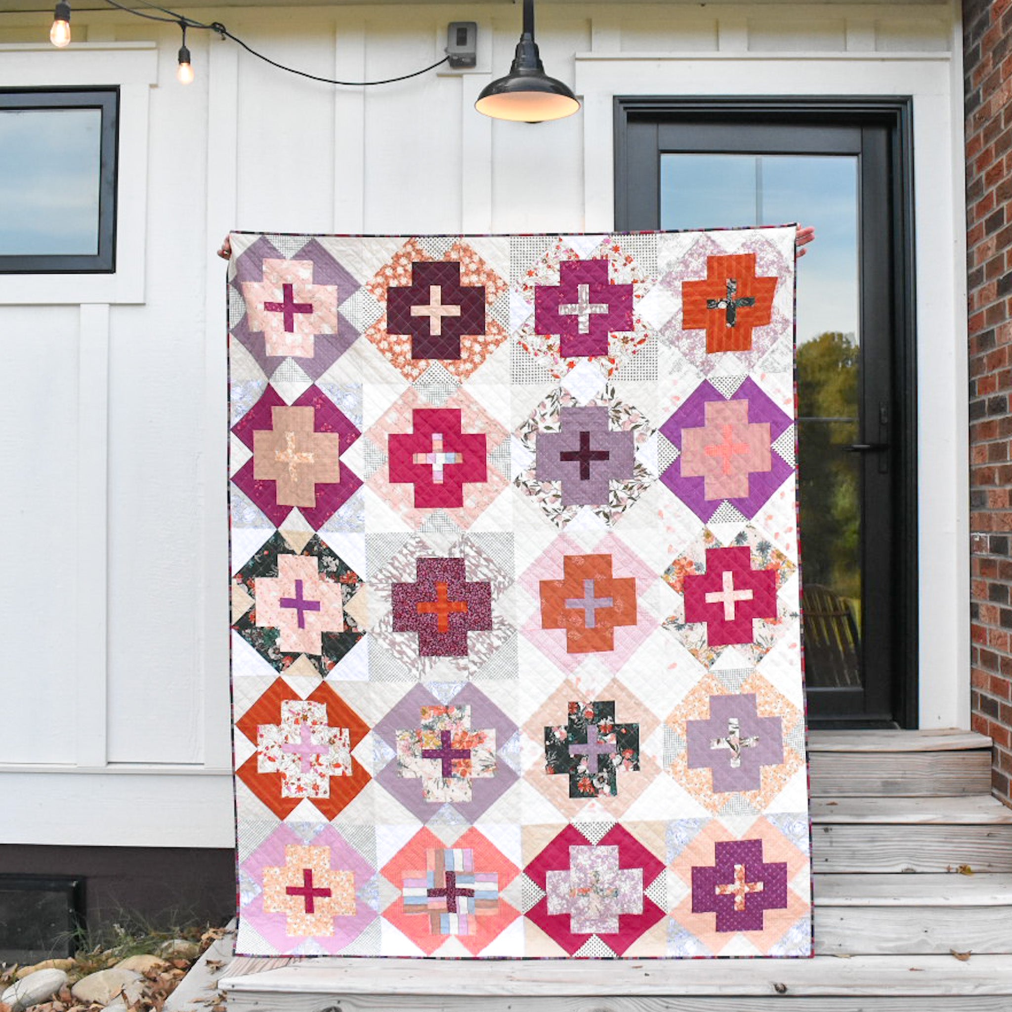 Nightingale Quilt Pattern - my Scrappy version