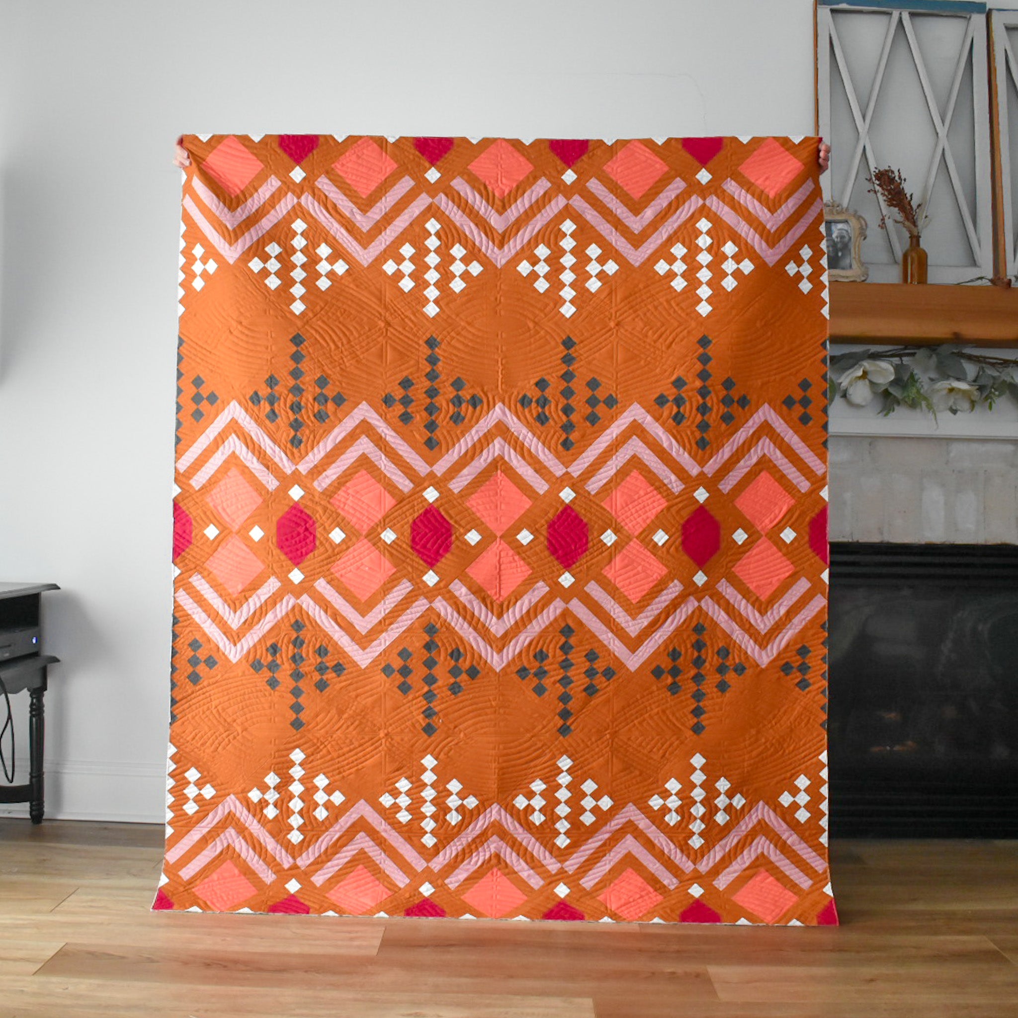 Deco Quilt - the Gingerbread version