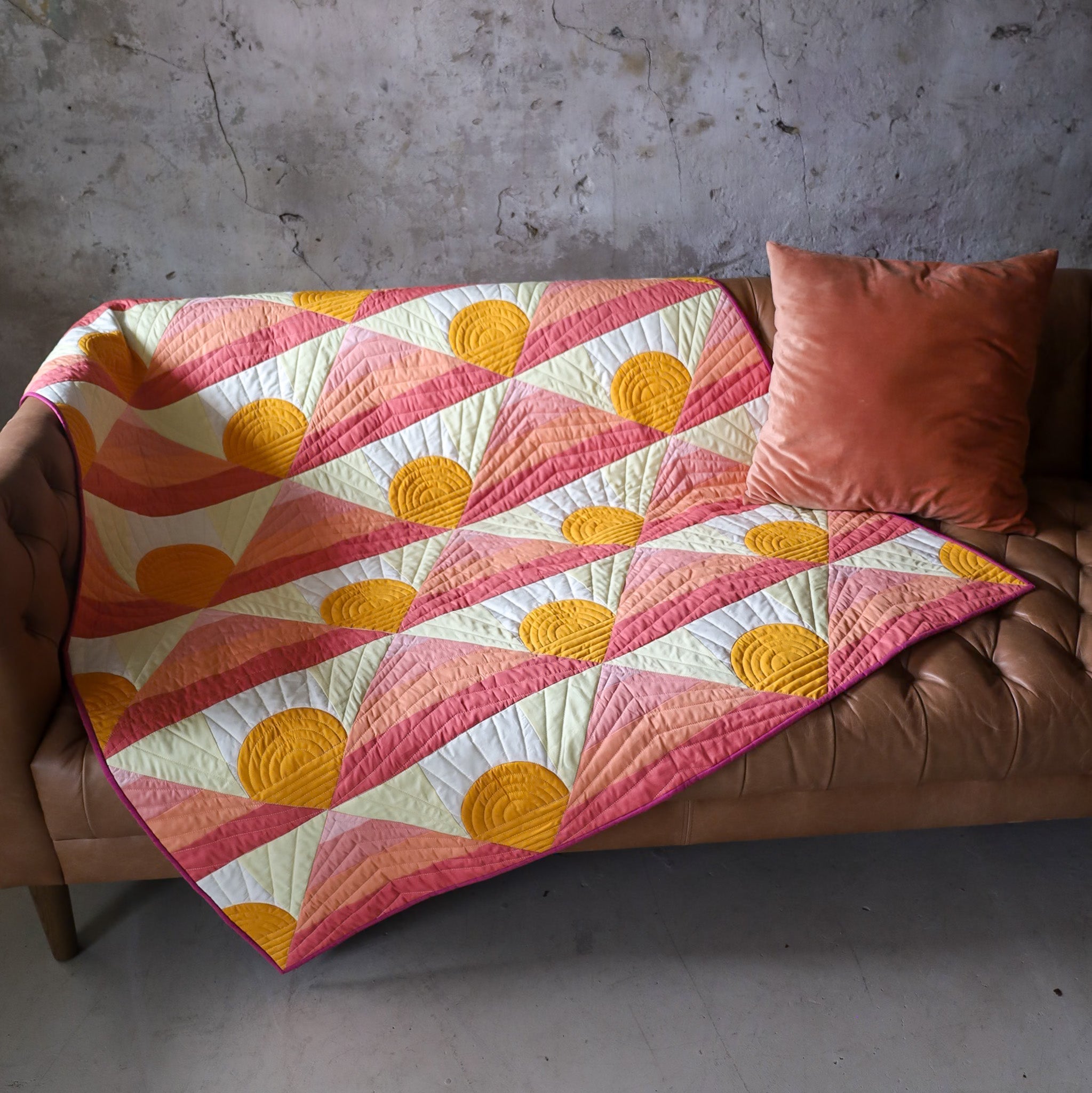 Mountain Horizon 2.0 Quilt Pattern - The Miami Sunset Version