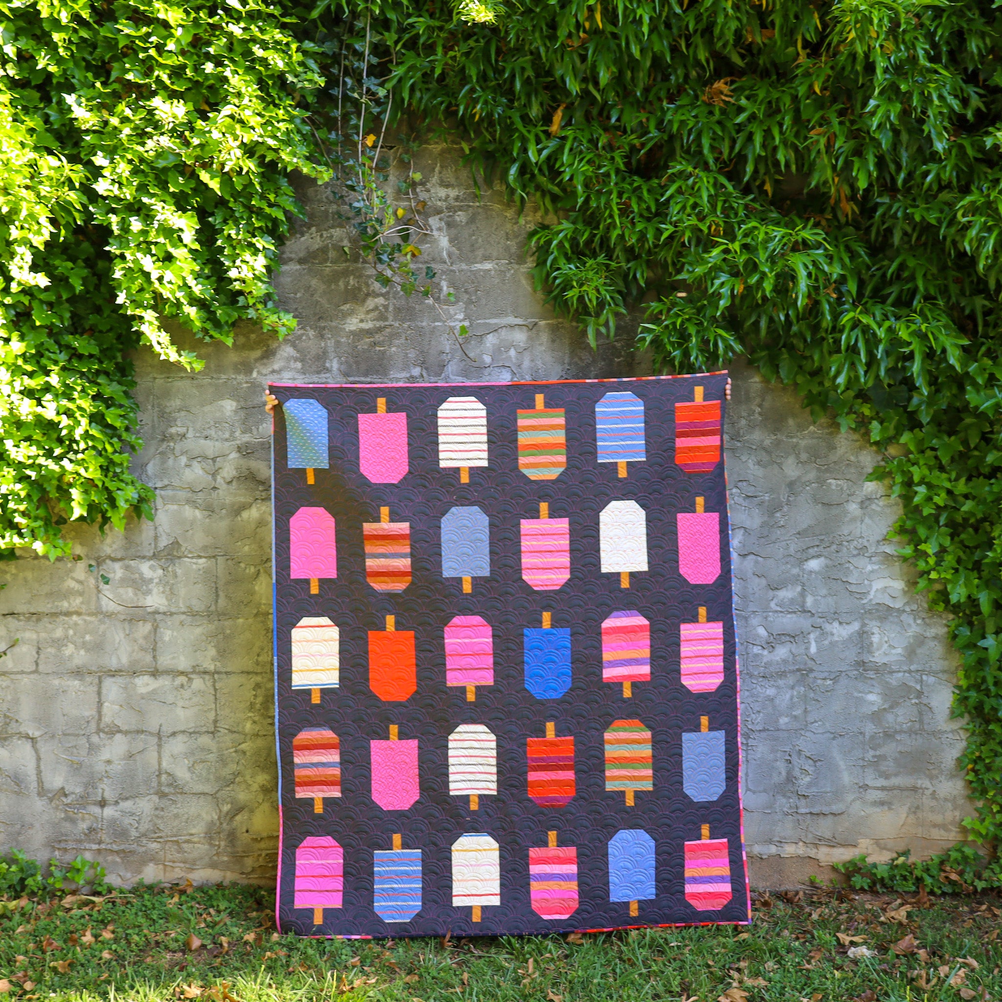 Summer Pop Quilt Pattern - the Honey Warp & Weft version