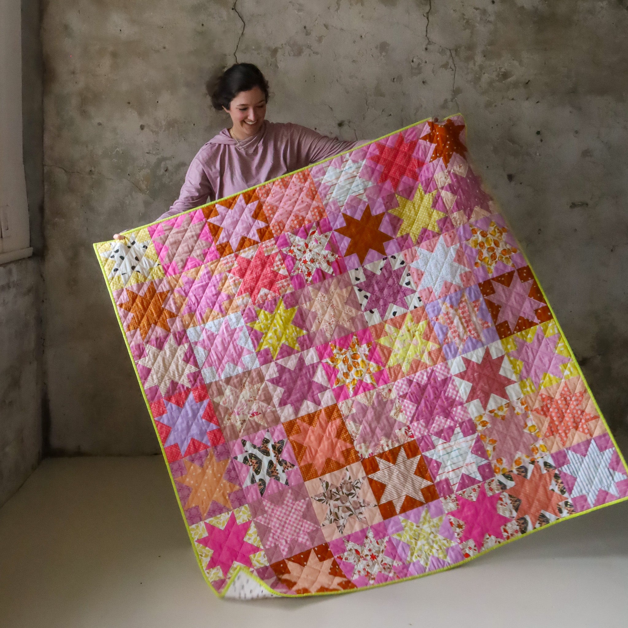 Sawtooth Star Quilt - FREE Block Pattern