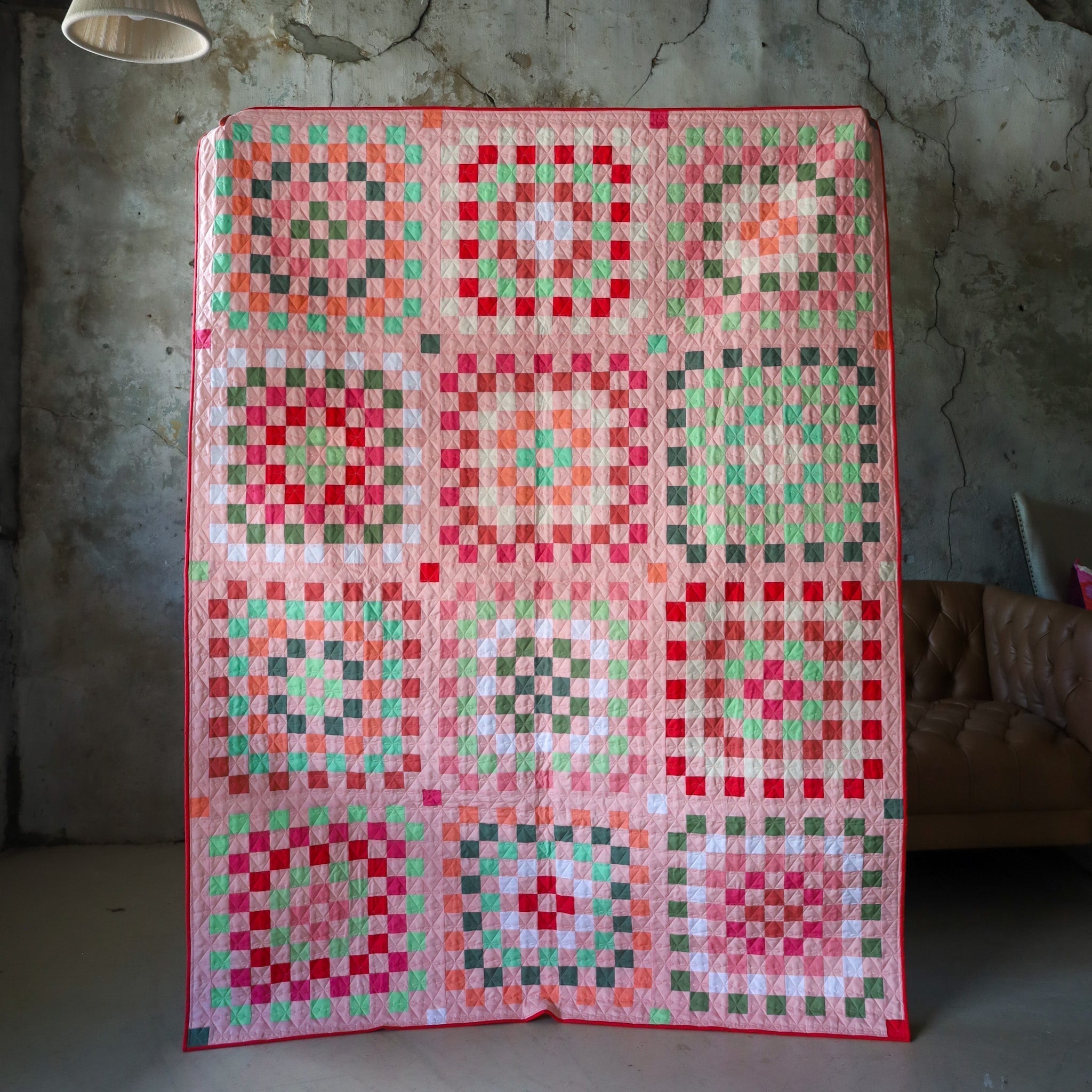 Granny Patch Quilt Pattern - The Cherry Blossom Version