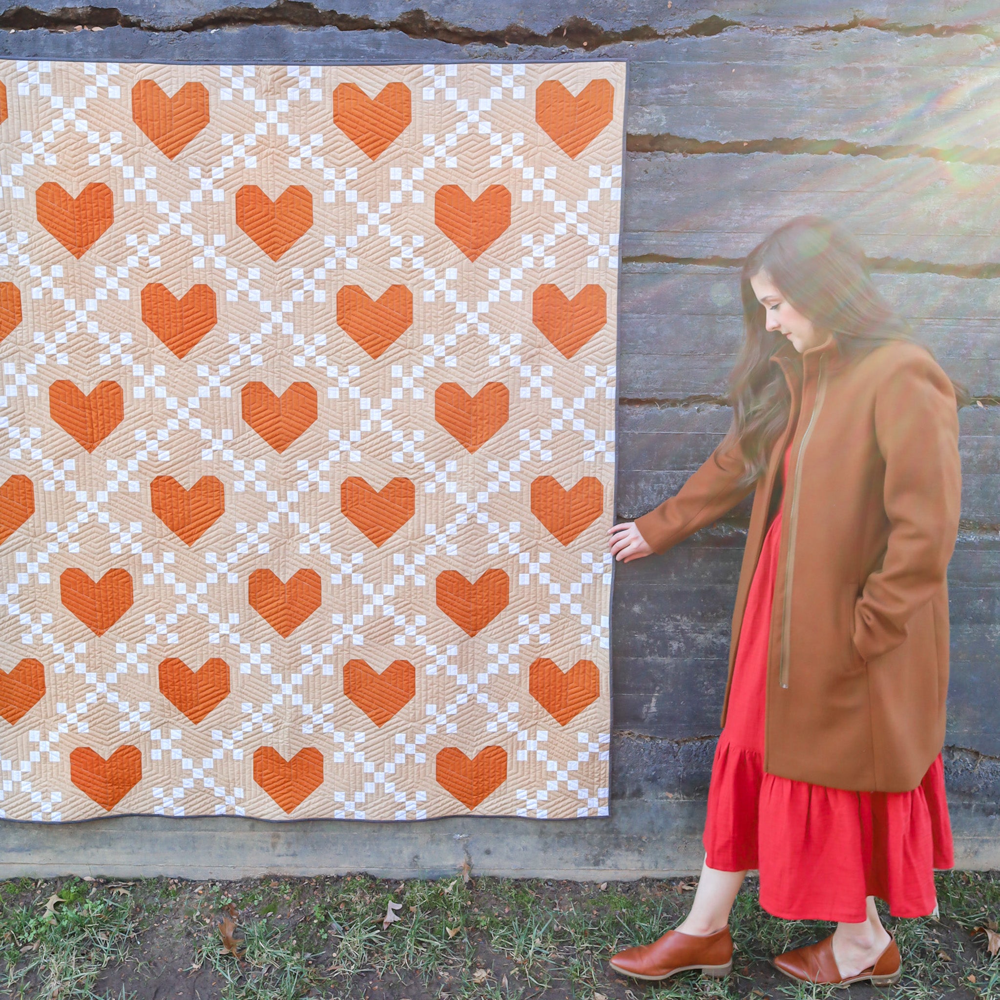 Heirloom Hearts Quilt - the Autumn version