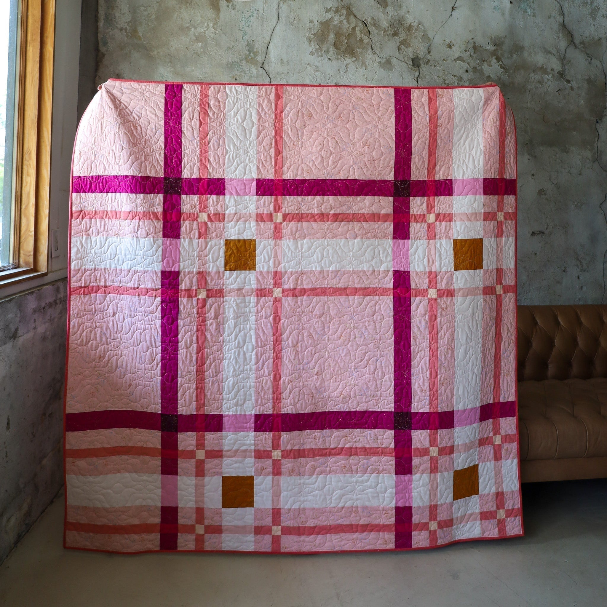Upscale Plaid Quilt - the Speckled version