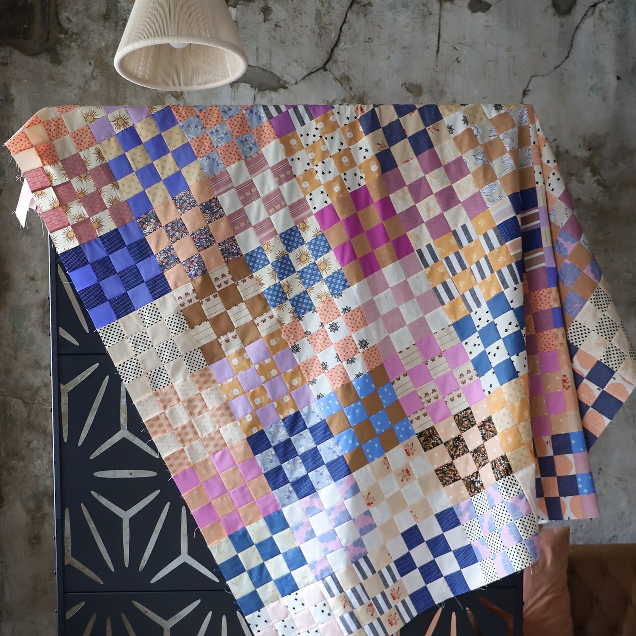 Free 16-Patch Quilt Block Pattern