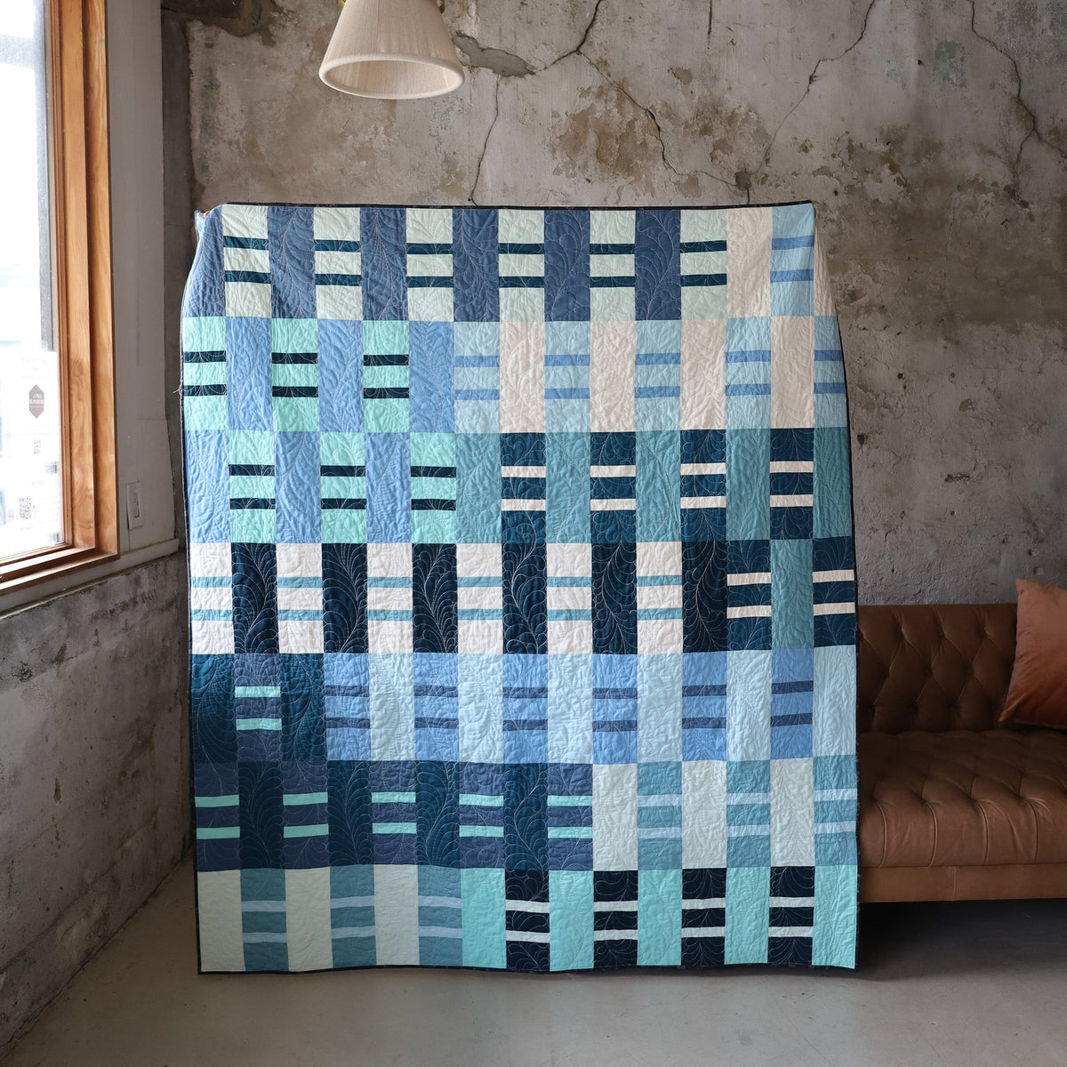Ruby Sue Quilt Pattern - The Sea Glass Version | Lo & Behold Stitchery