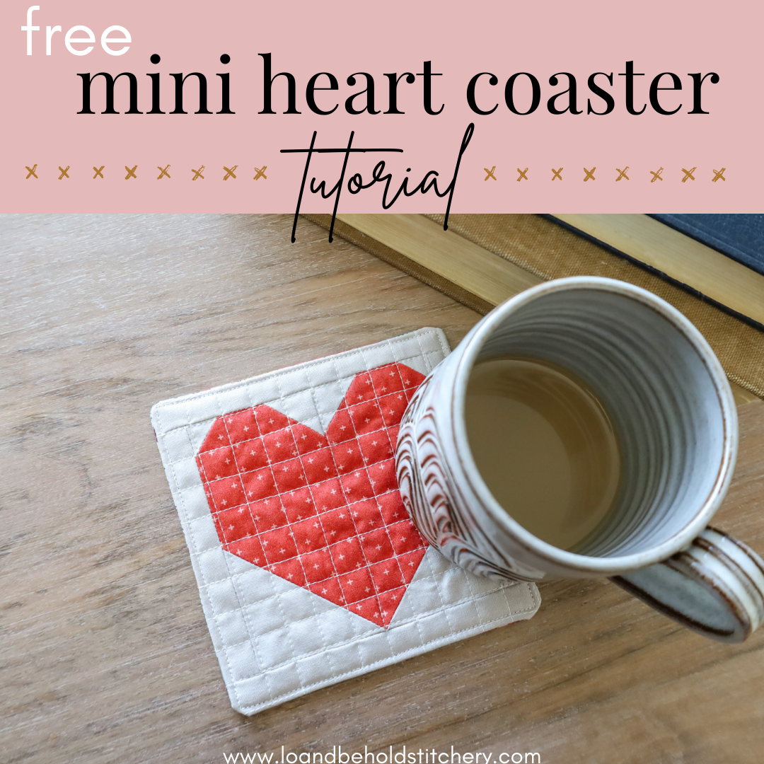 FREE Mini Heart Coaster Tutorial