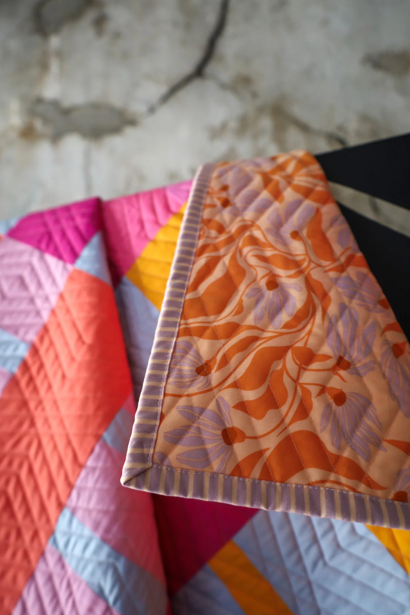 Beach Day Ruby Sue: Handmade Quilt