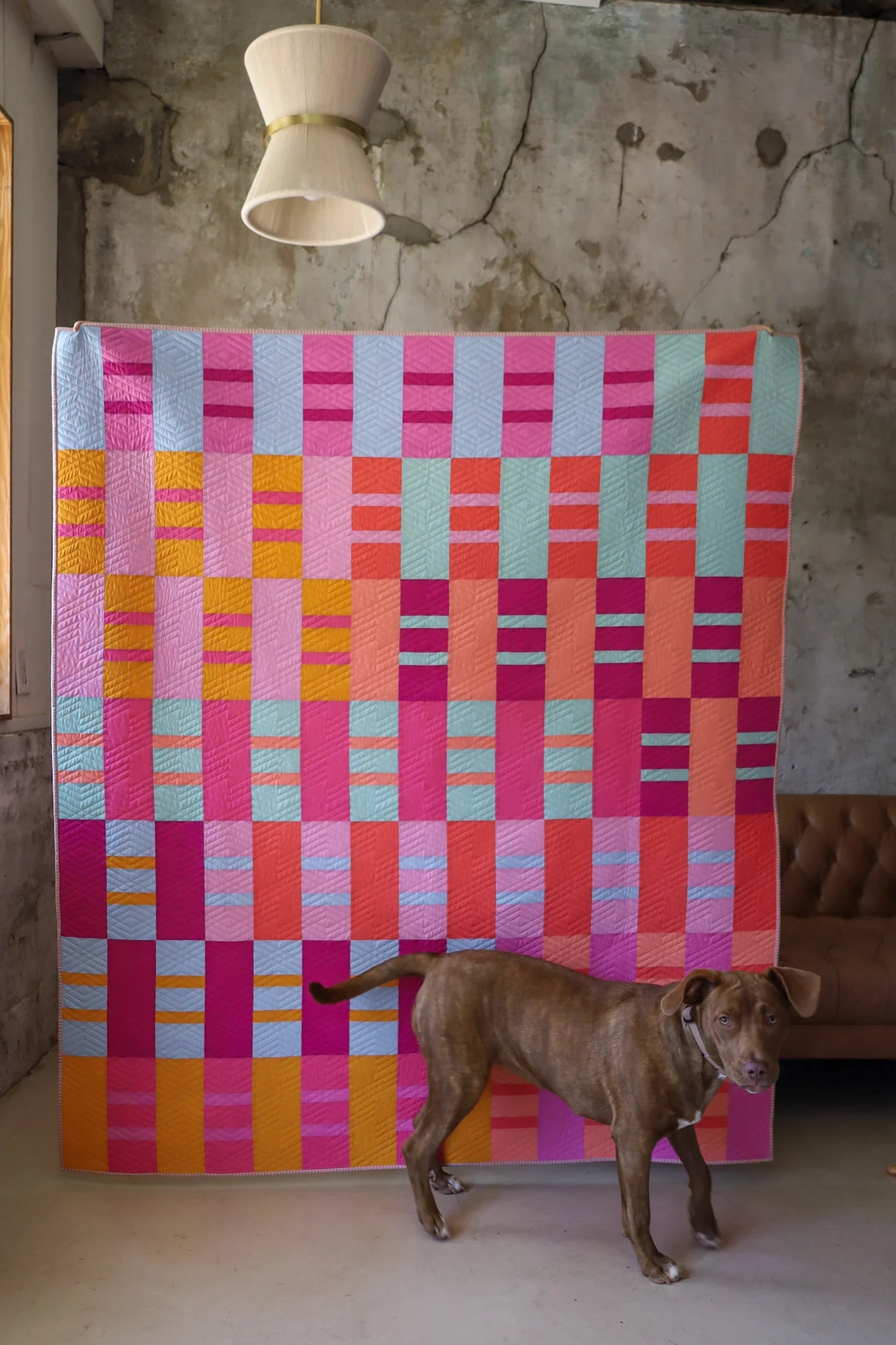 Beach Day Ruby Sue: Handmade Quilt