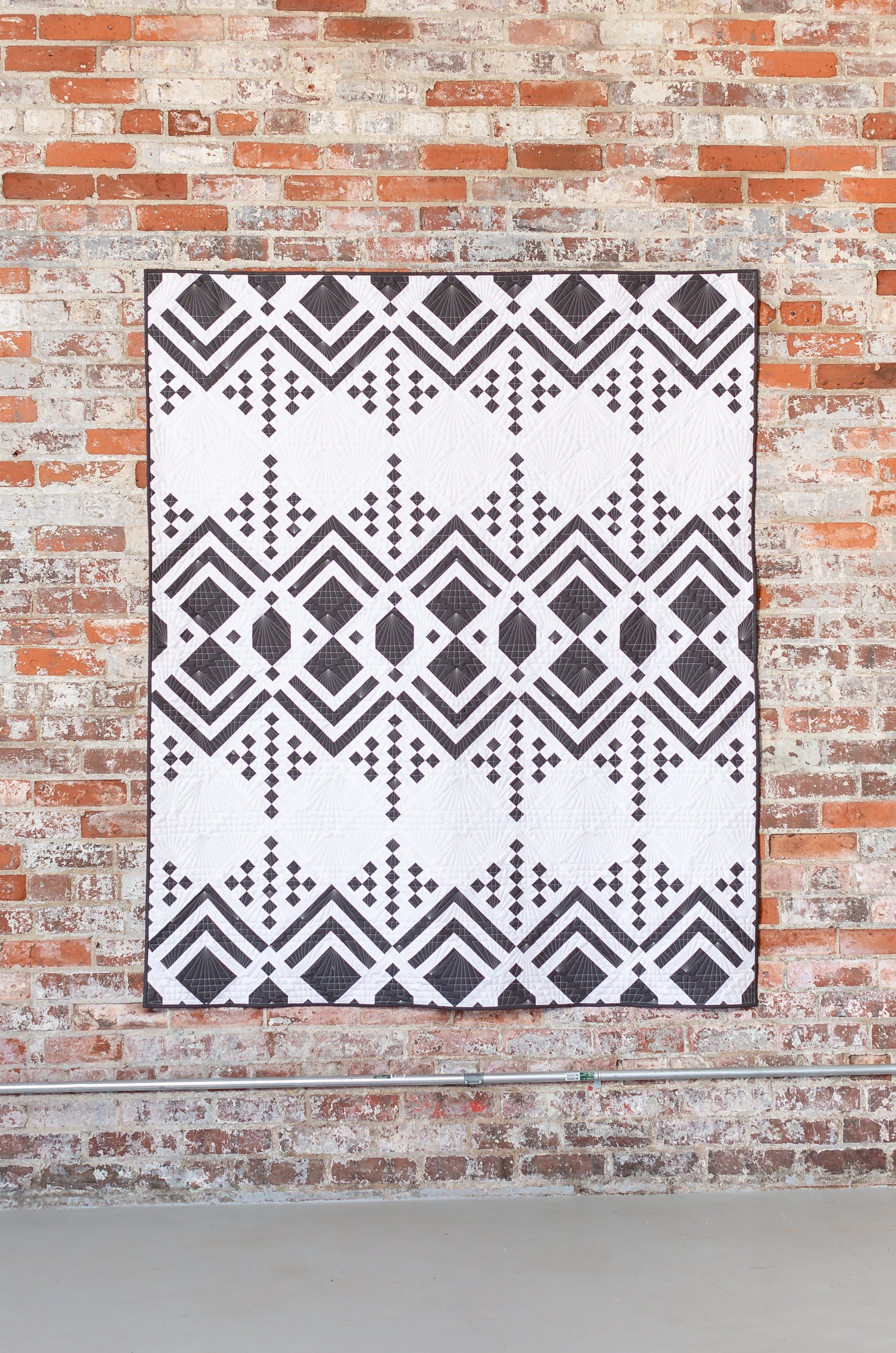 Two Tone Deco - Throw Quilt Kit