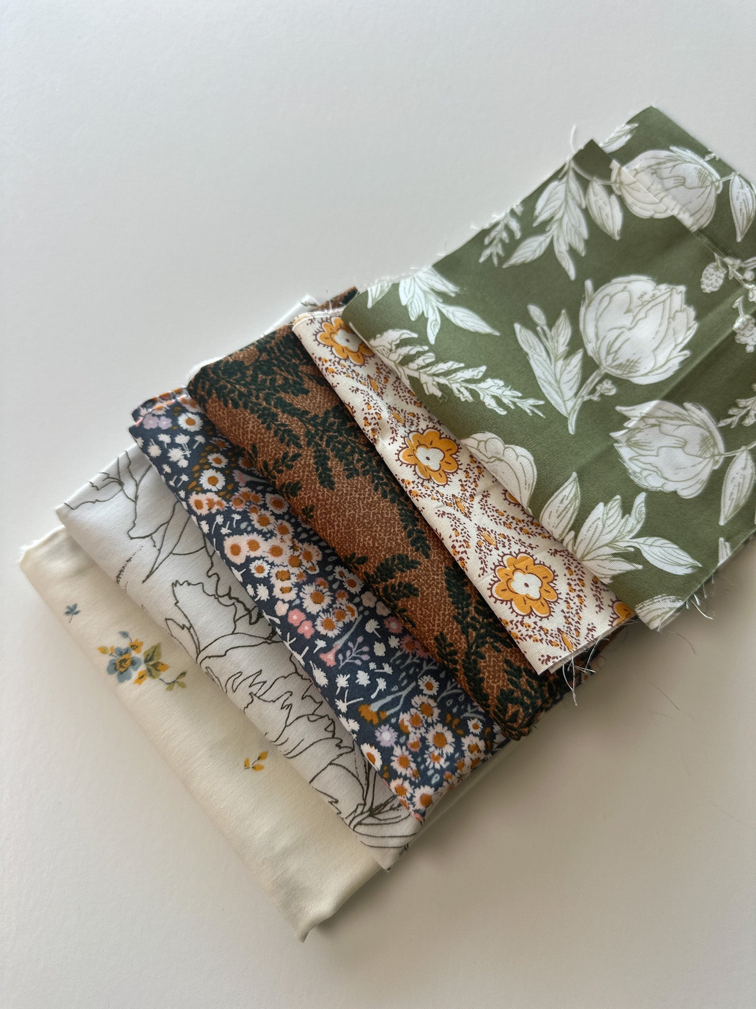 6 piece 1/8 yard bundle #21