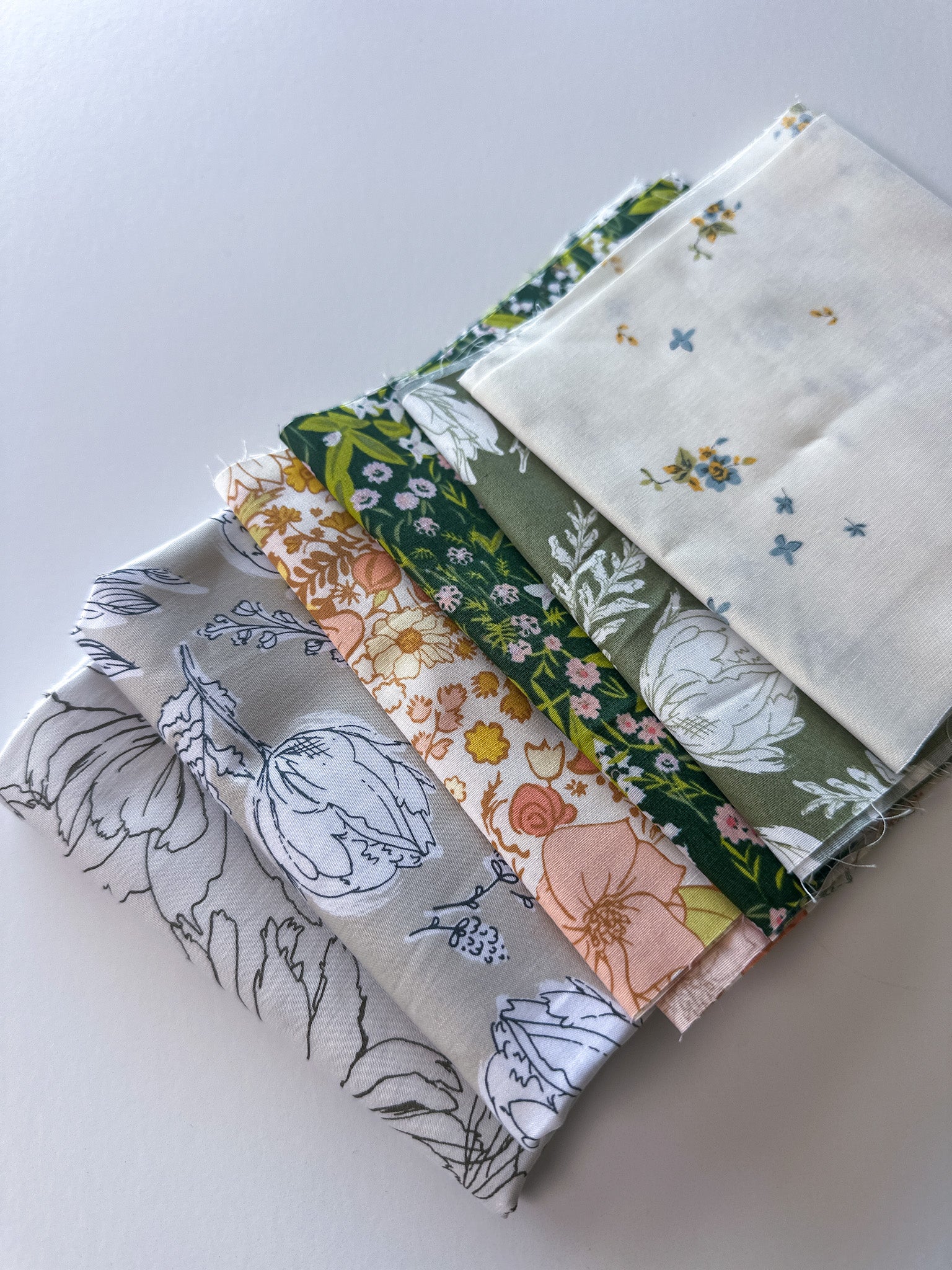 6 piece 1/8 yard bundle #22