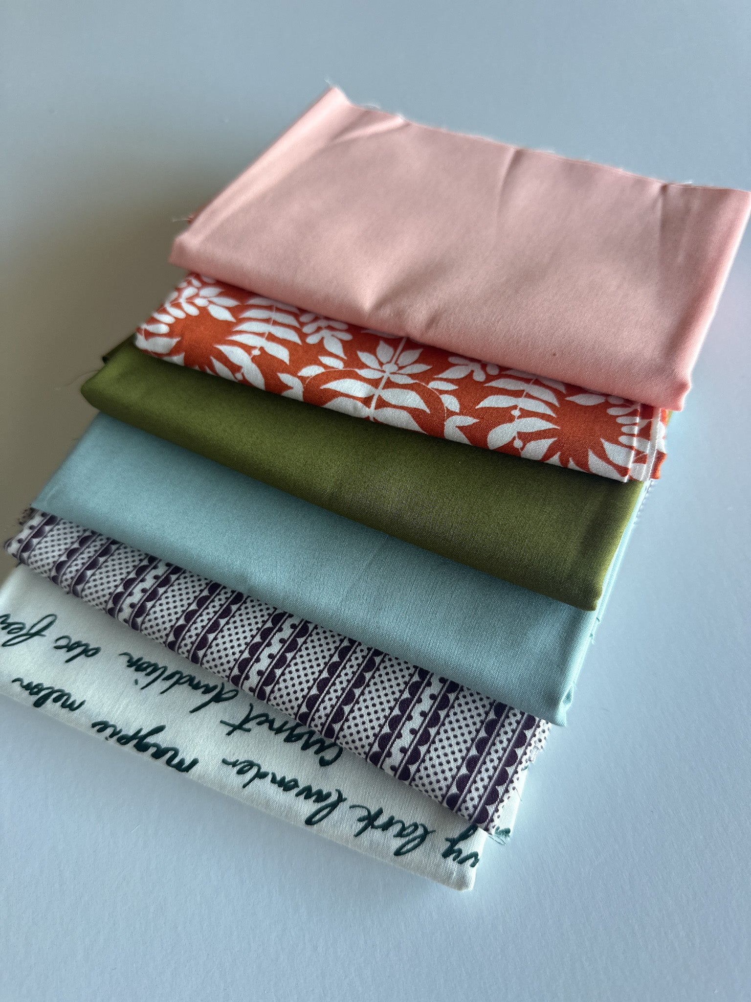 6 piece 1/3 yard bundle #75